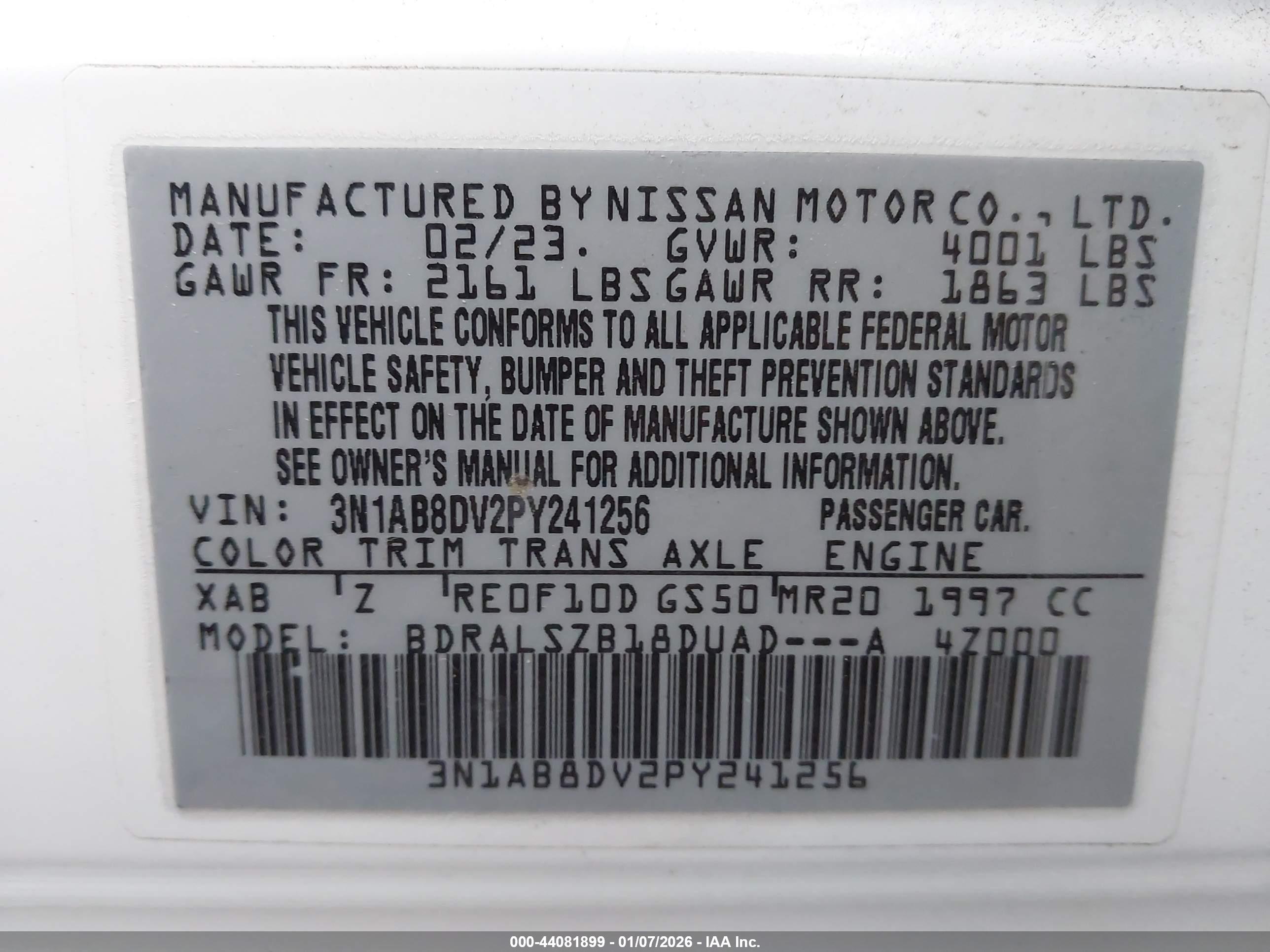 NISSAN SENTRA image 9