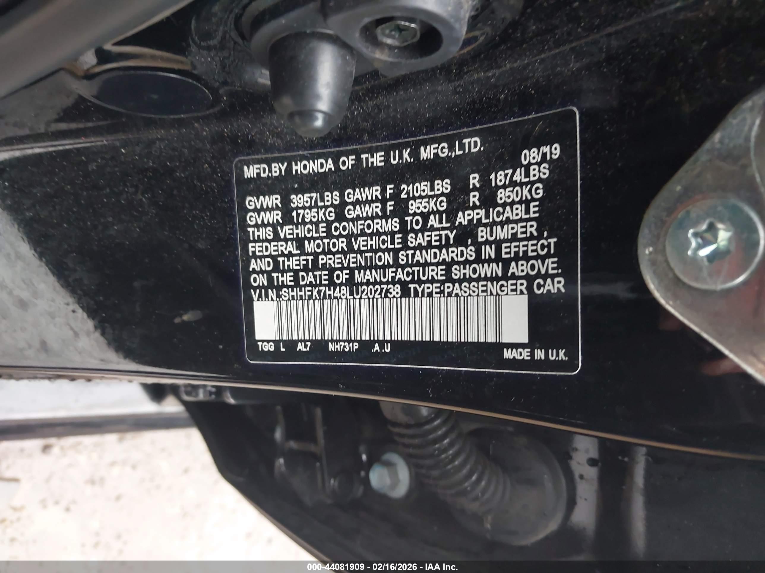 HONDA CIVIC image 9