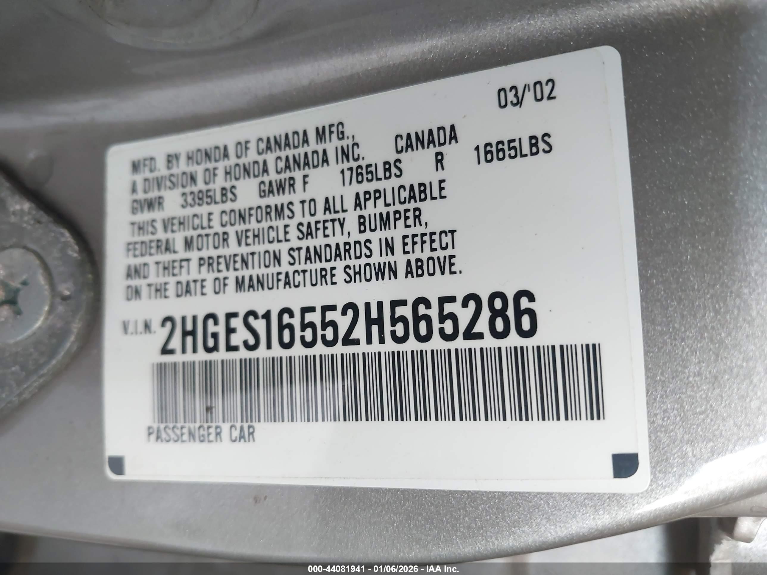 HONDA CIVIC image 9