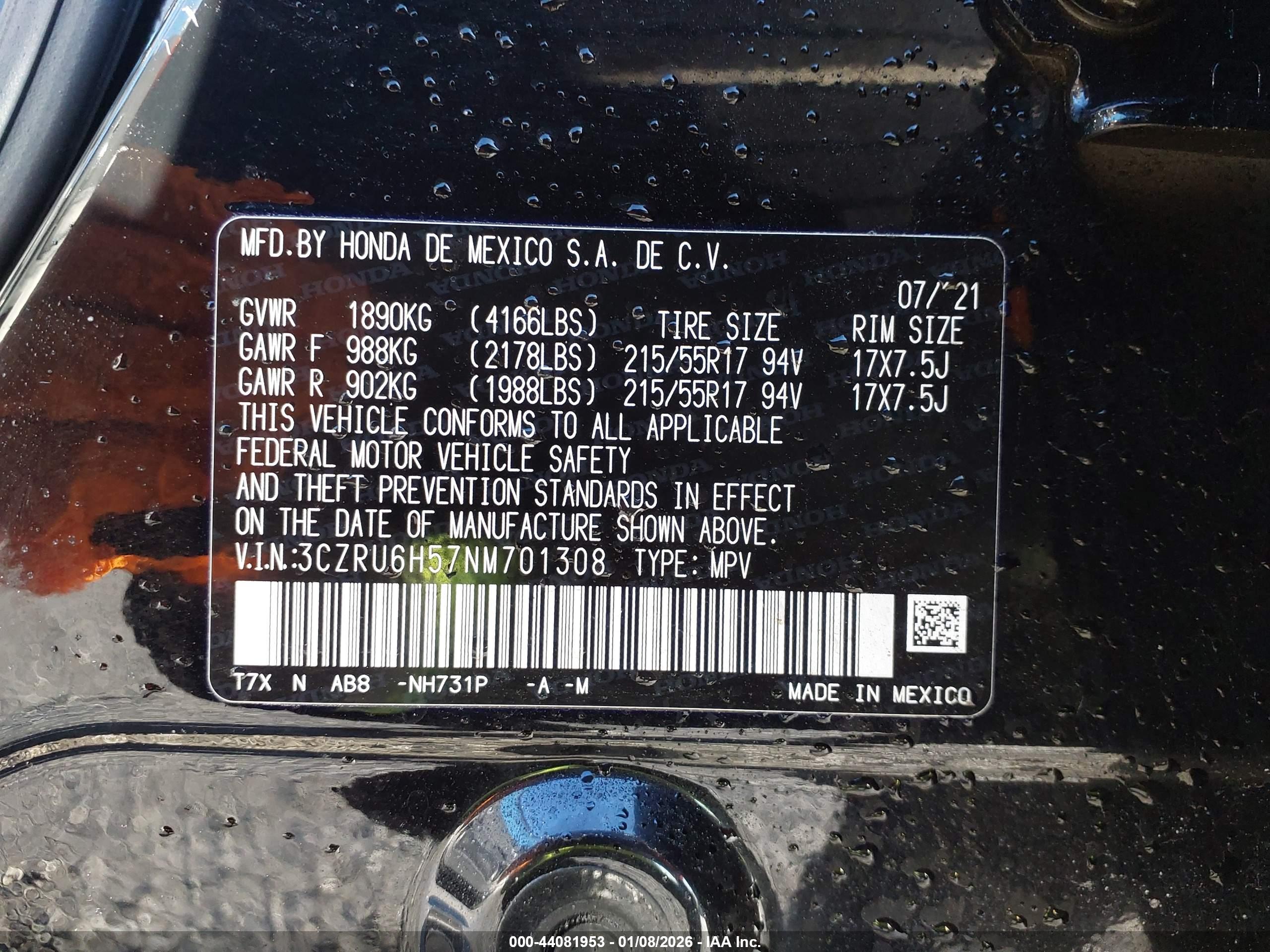 HONDA HR-V image 9