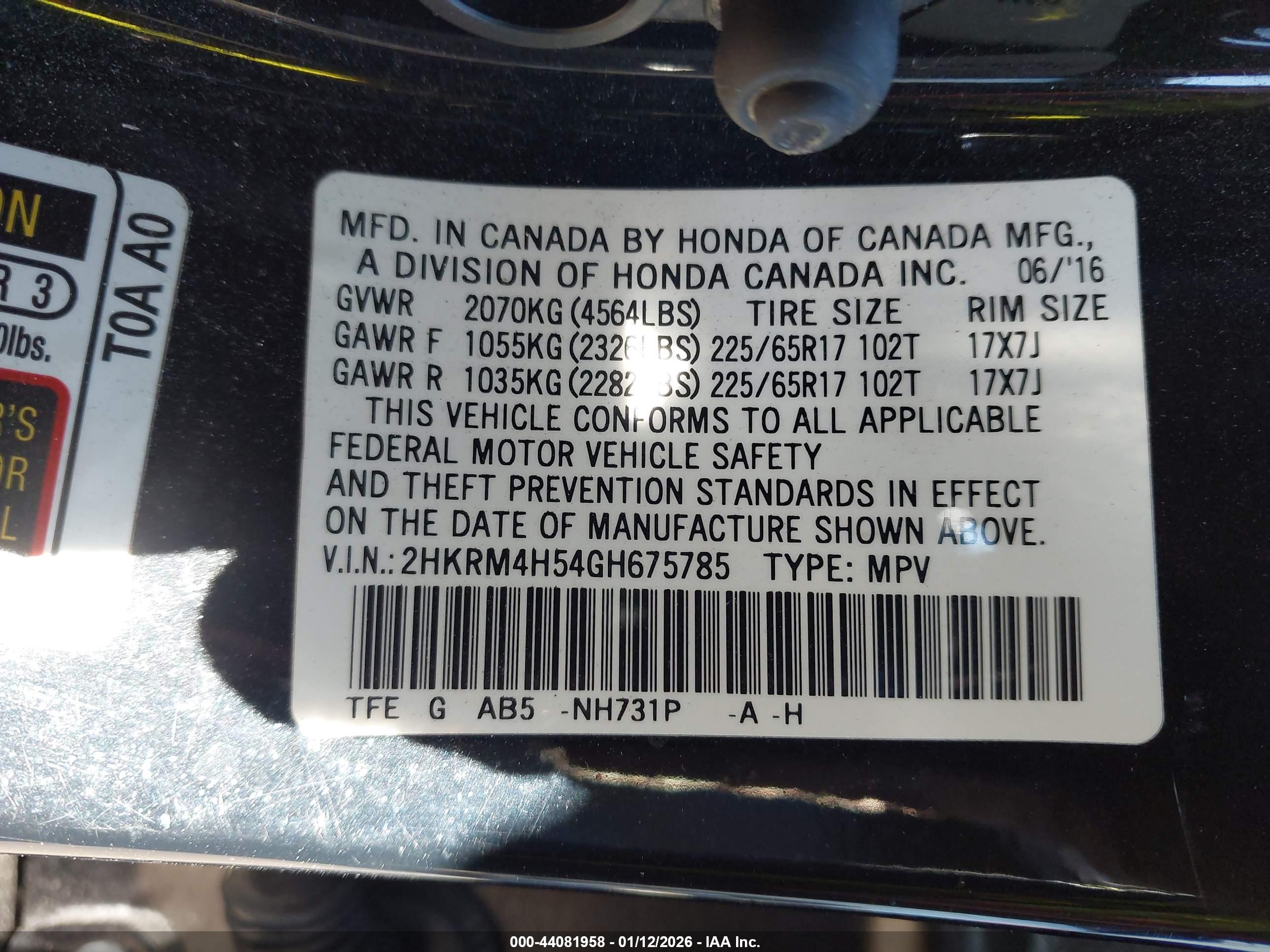 HONDA CR-V image 9
