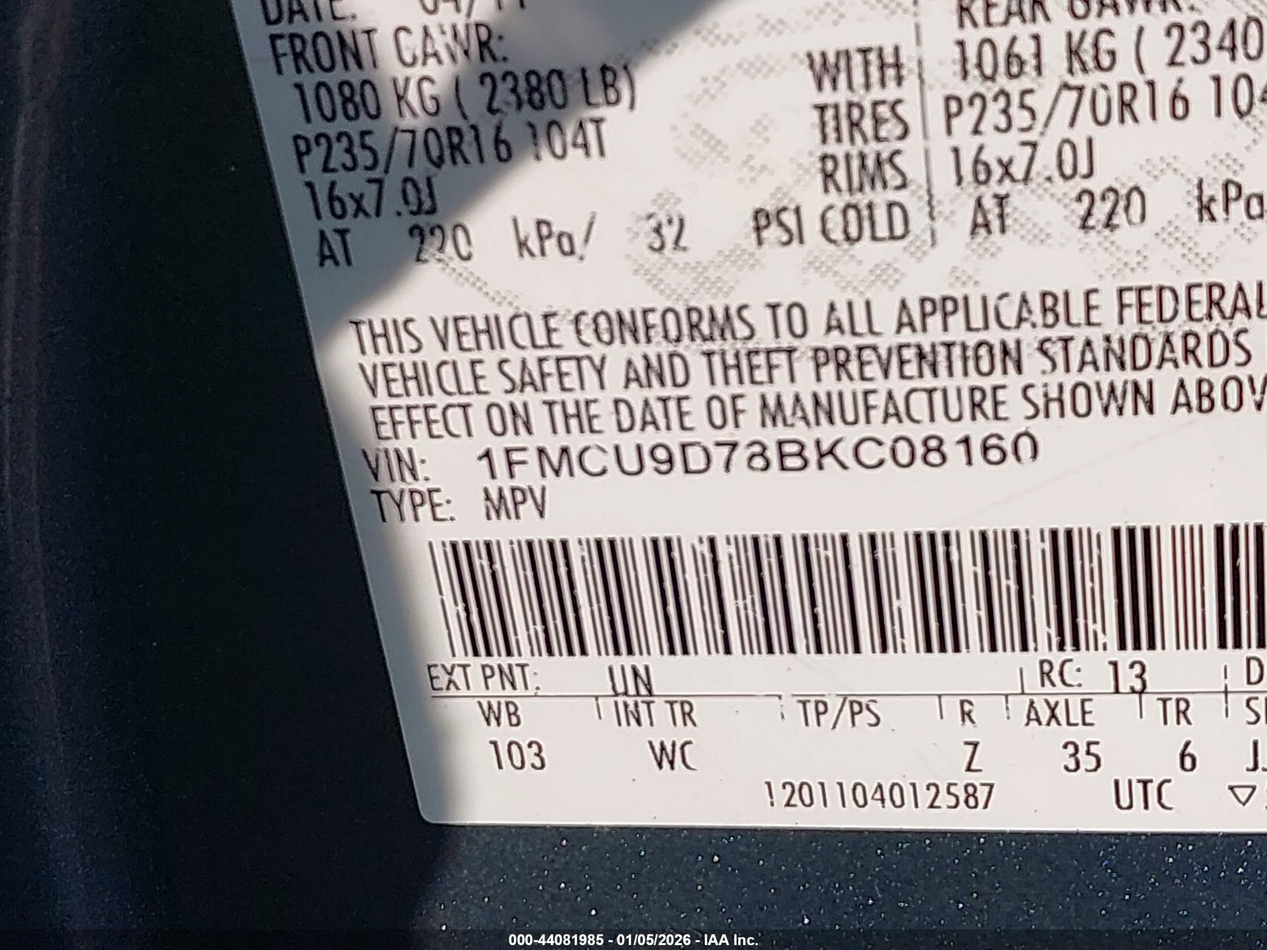FORD ESCAPE image 9