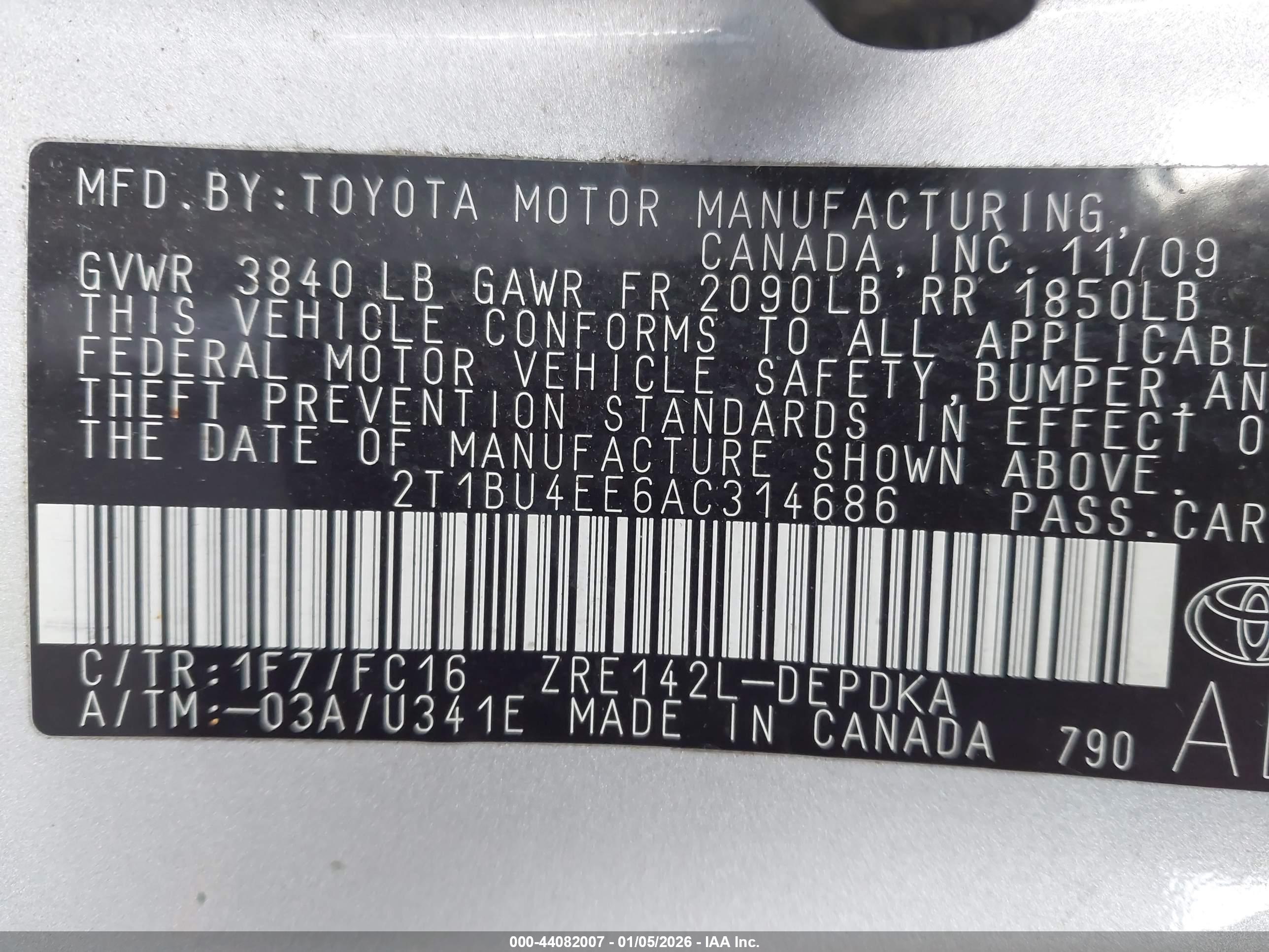 TOYOTA COROLLA image 9