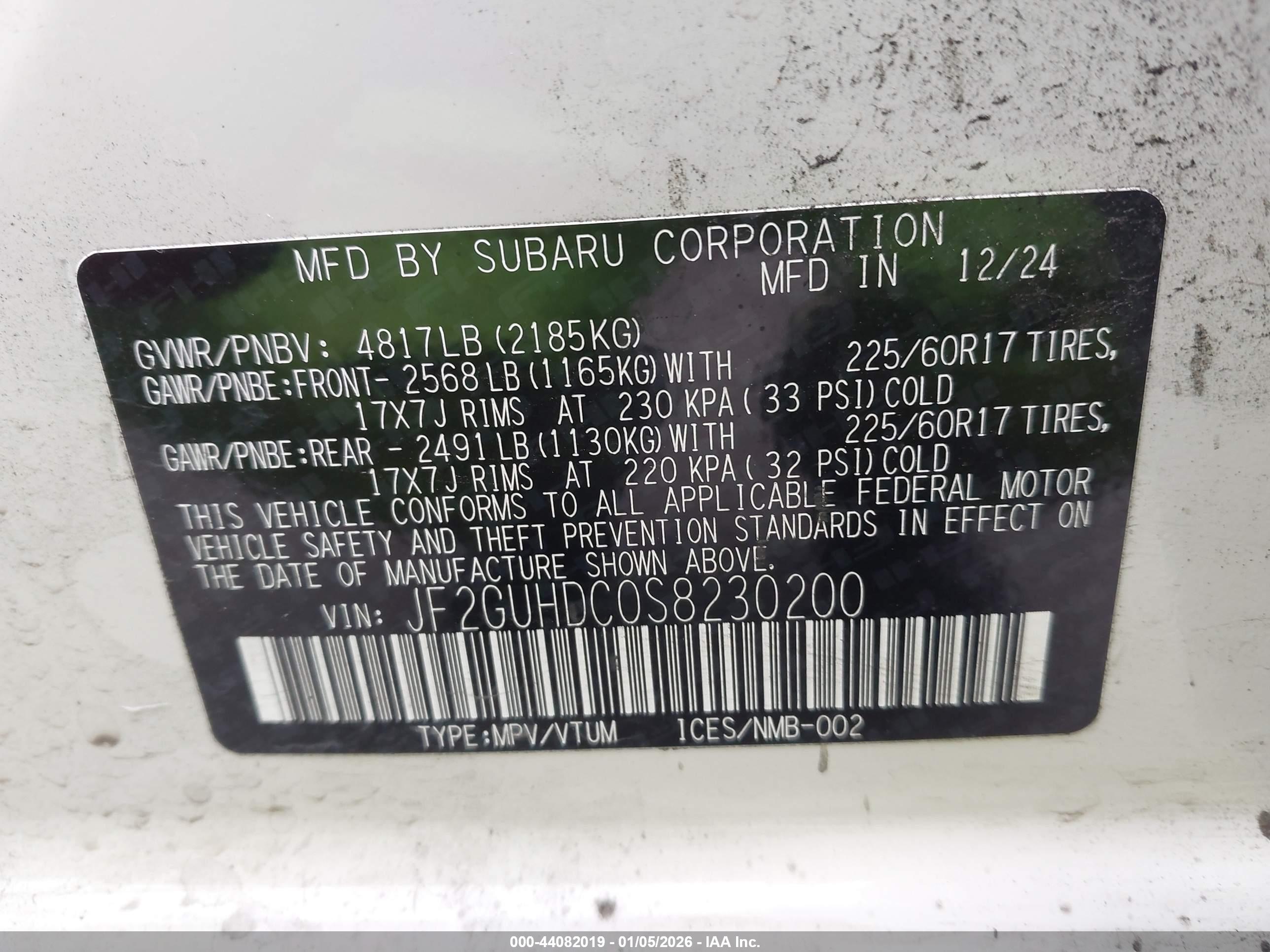SUBARU CROSSTREK image 9