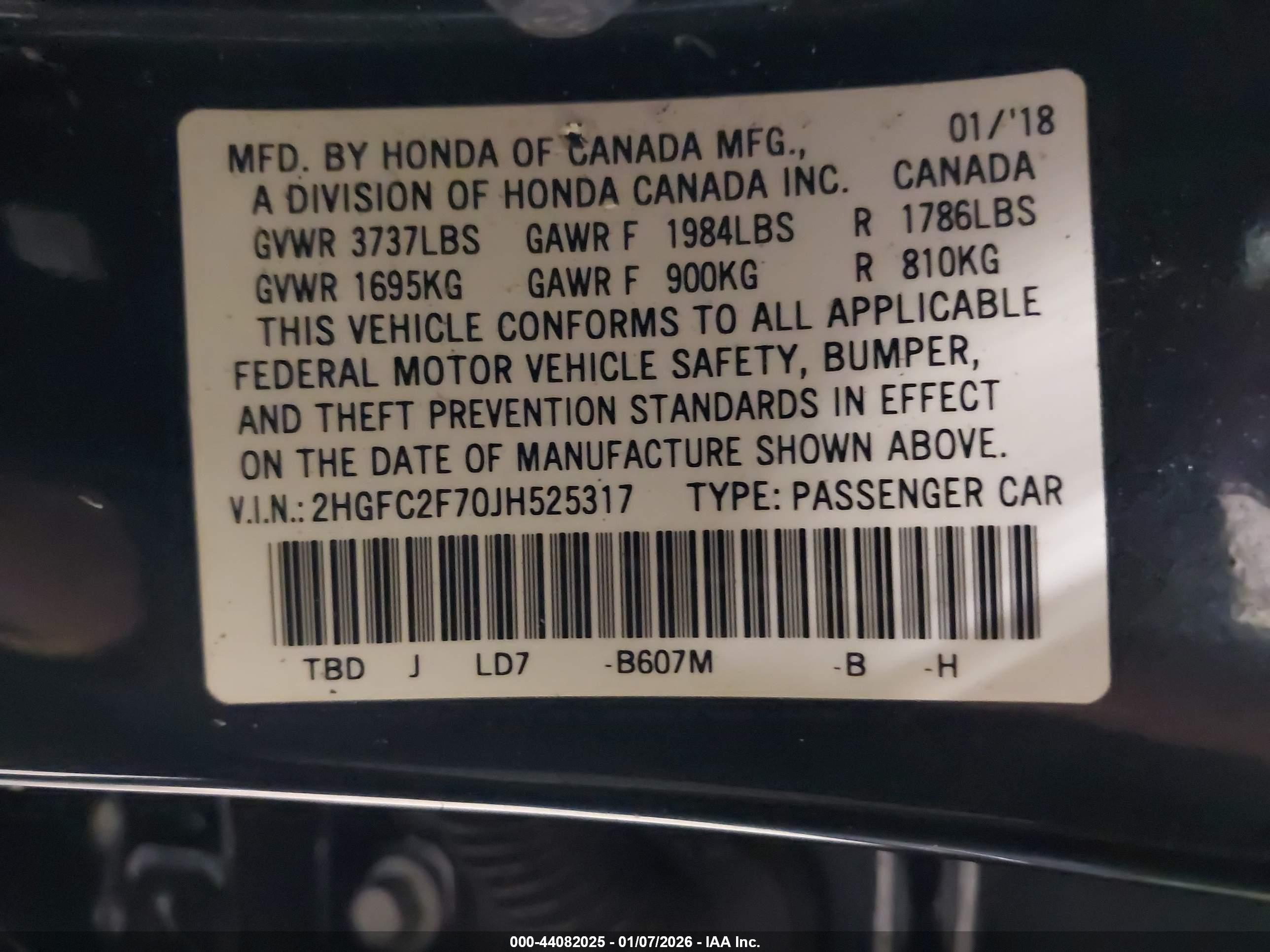 HONDA CIVIC image 9
