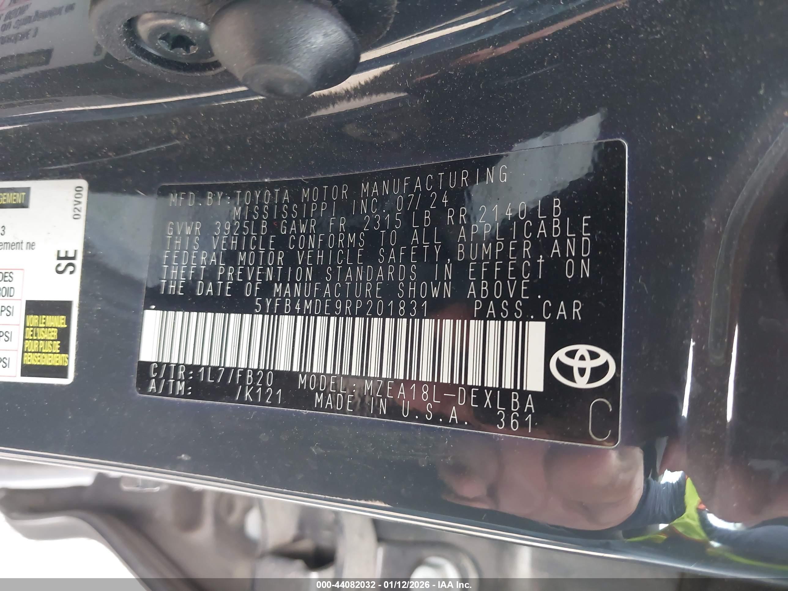 TOYOTA COROLLA image 9