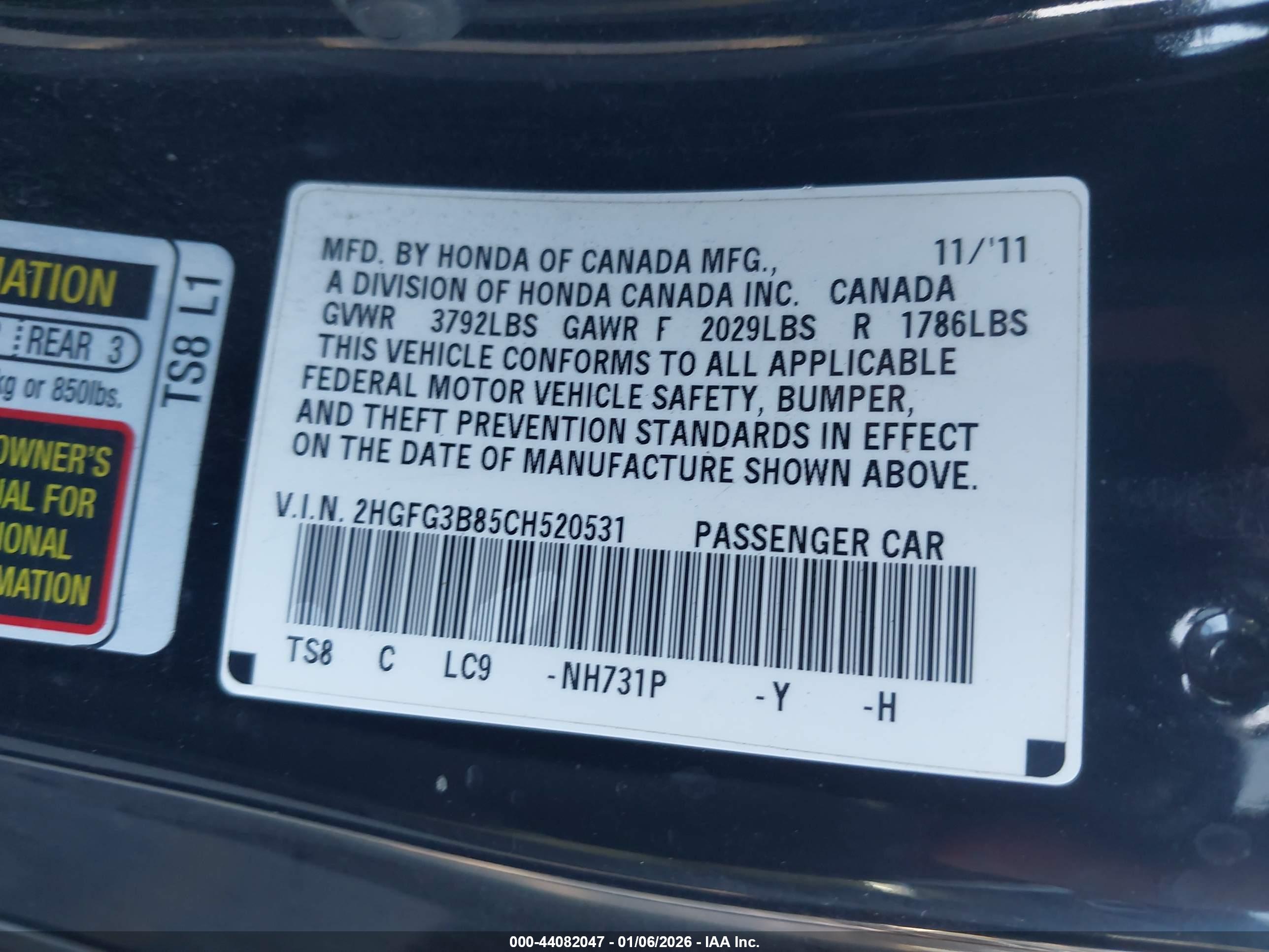 HONDA CIVIC image 9
