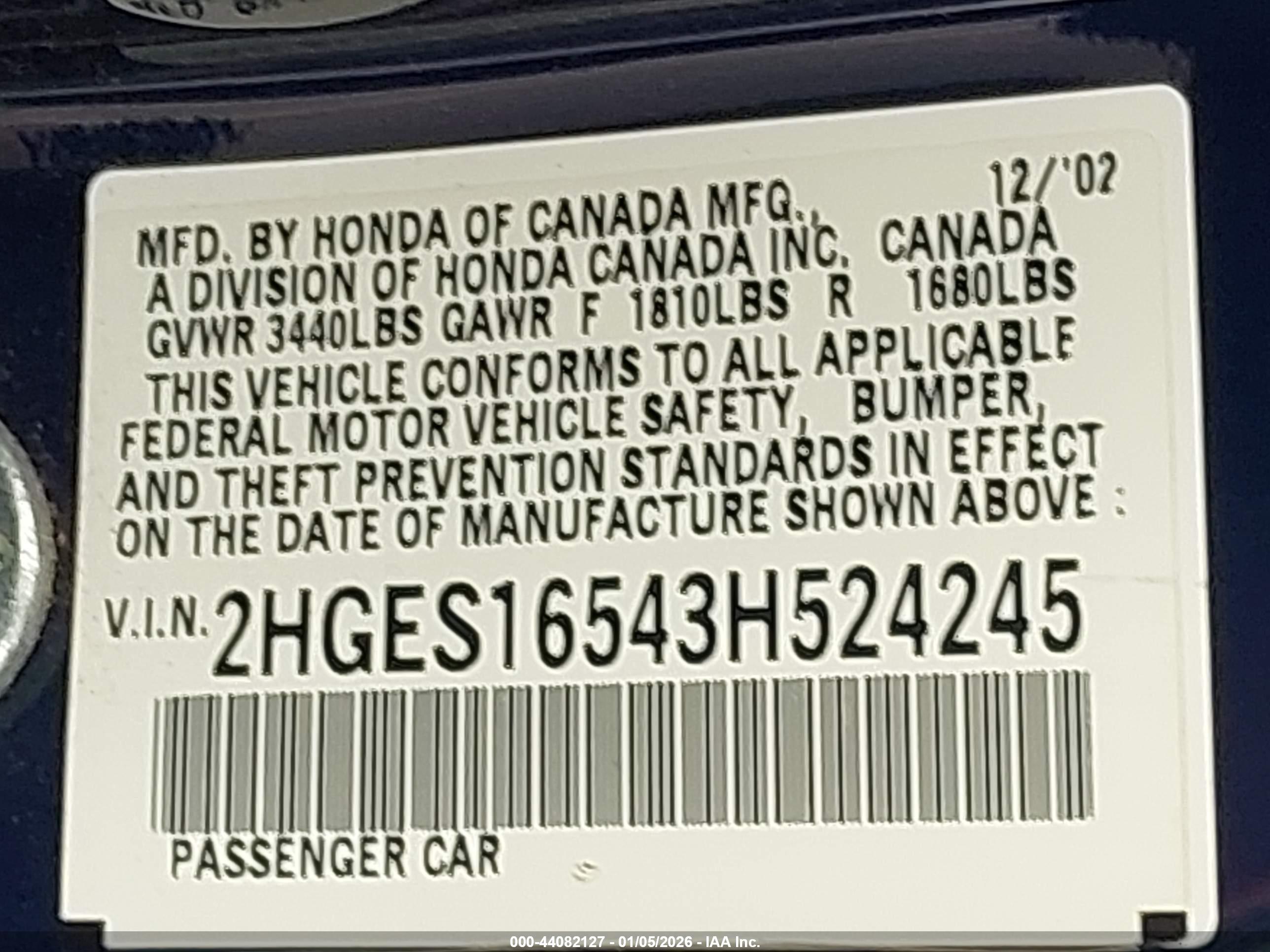HONDA CIVIC image 9