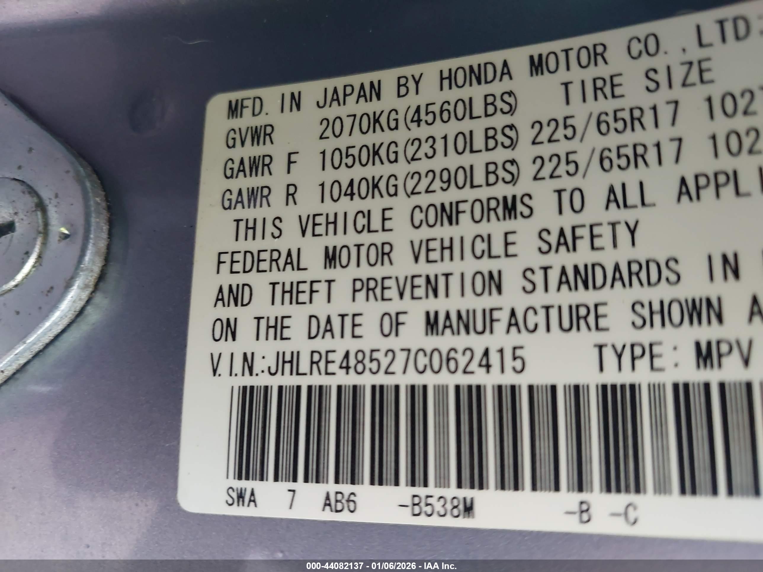 HONDA CR-V image 9