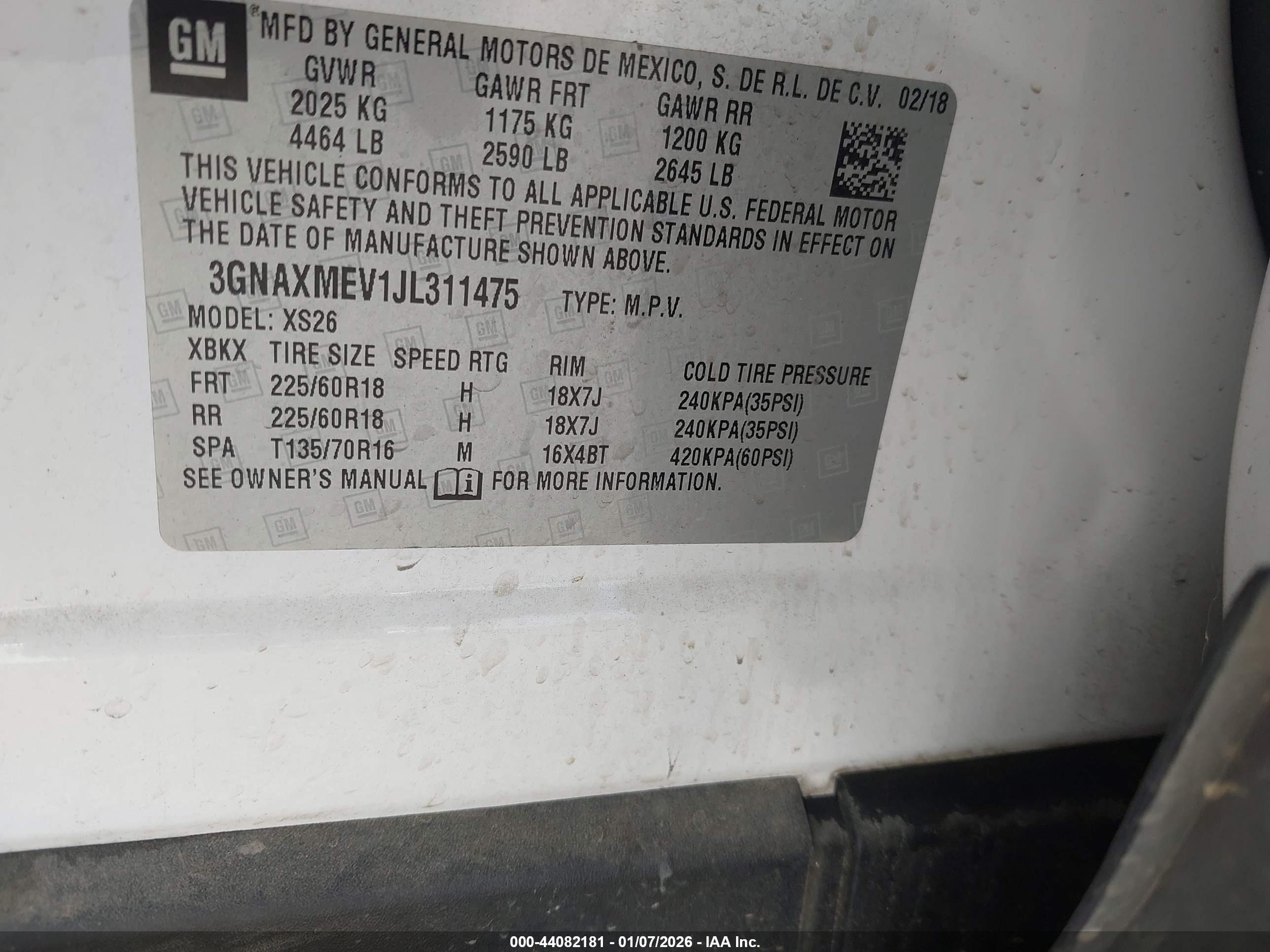 CHEVROLET EQUINOX image 9