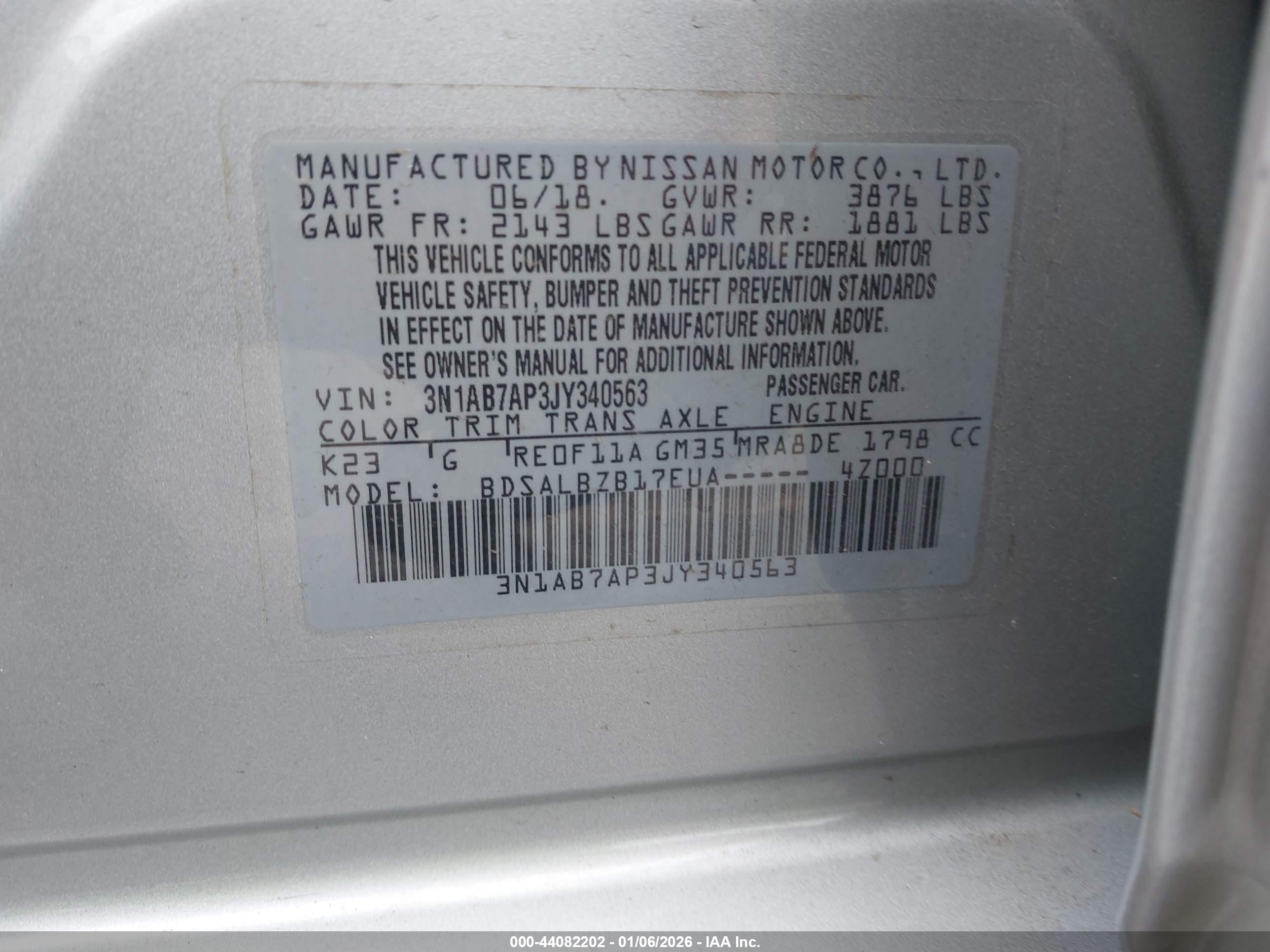 NISSAN SENTRA image 9