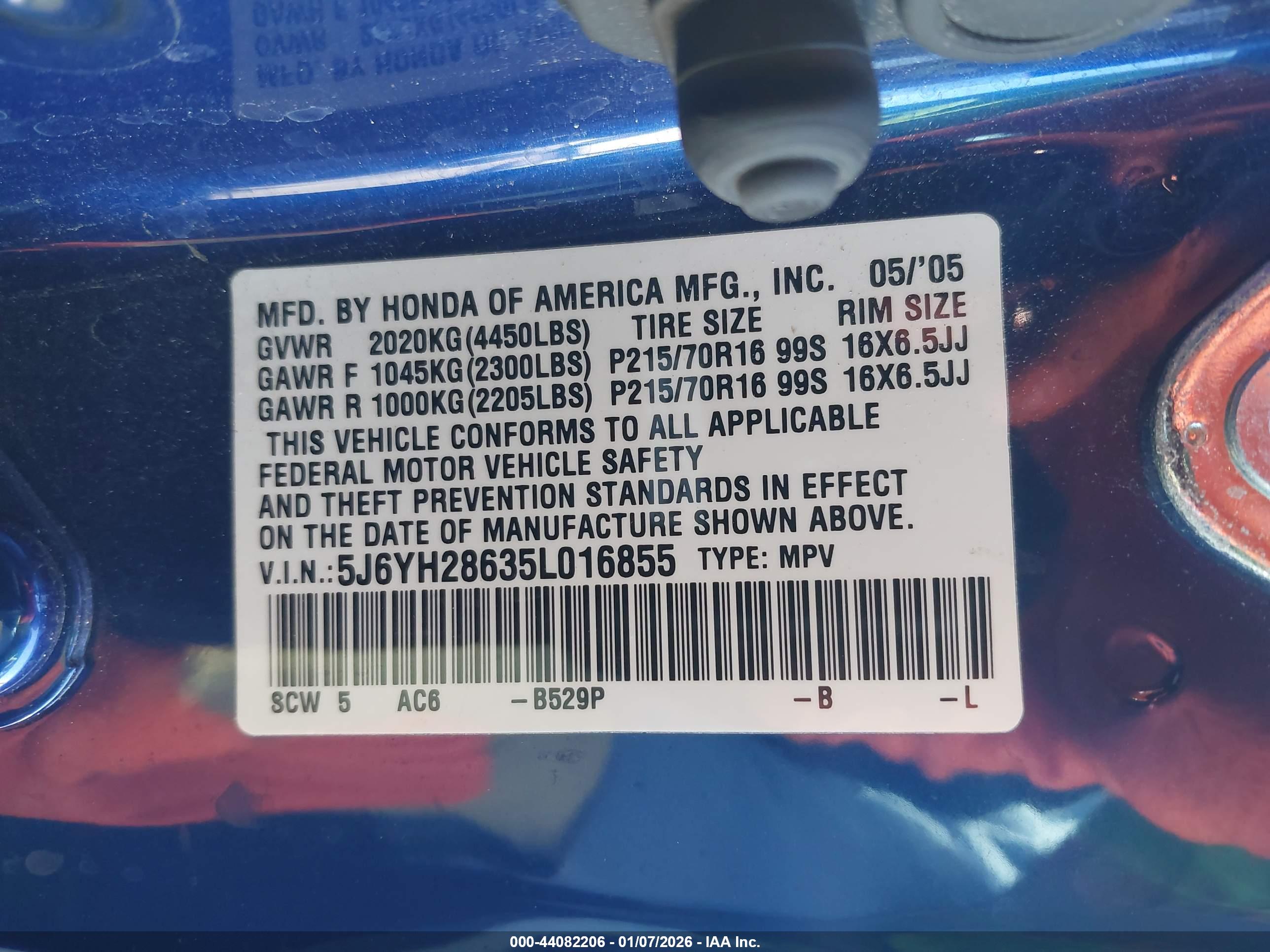 HONDA ELEMENT image 9