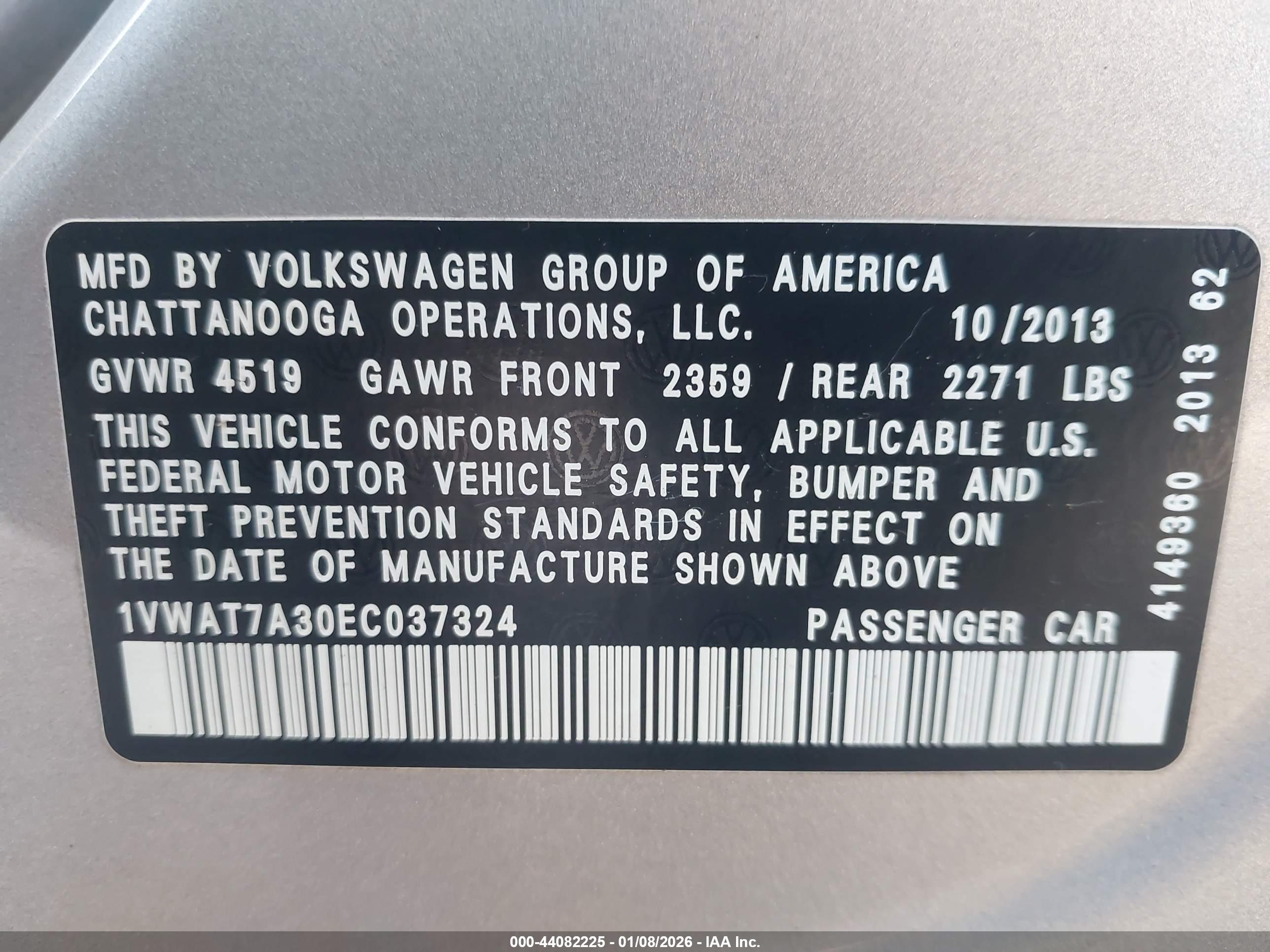 VOLKSWAGEN PASSAT image 9