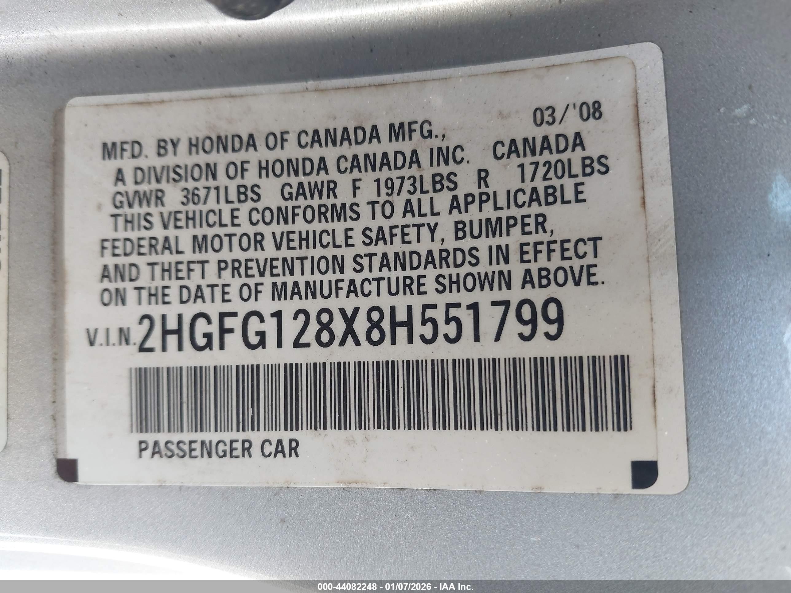 HONDA CIVIC image 9