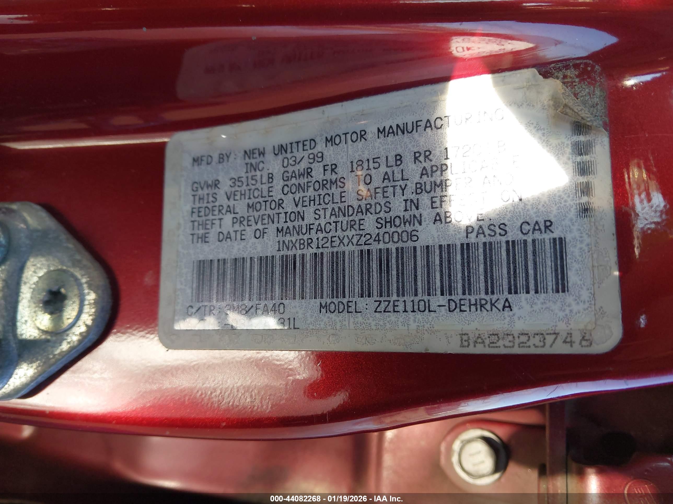 TOYOTA COROLLA image 9