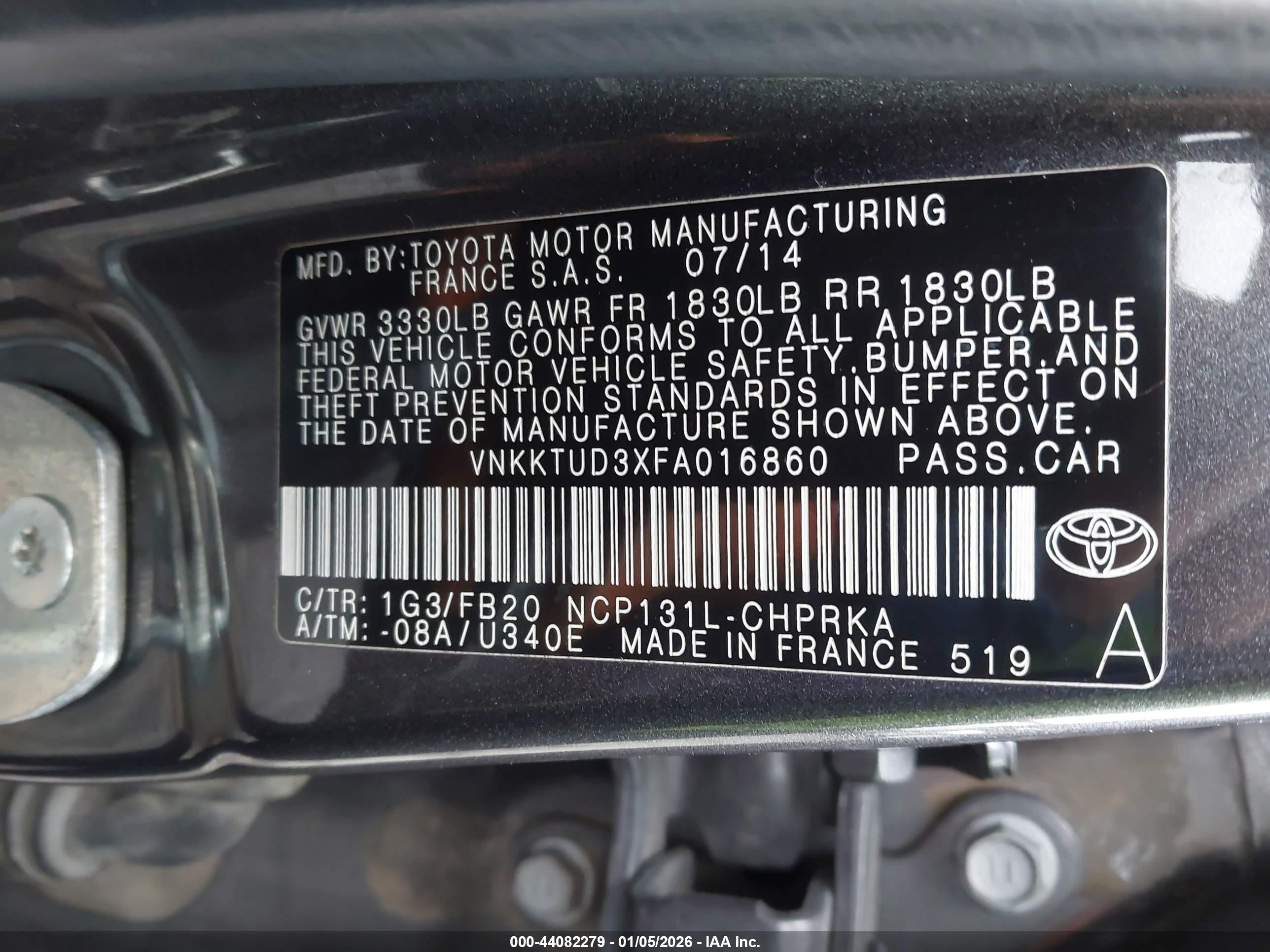 TOYOTA YARIS image 9