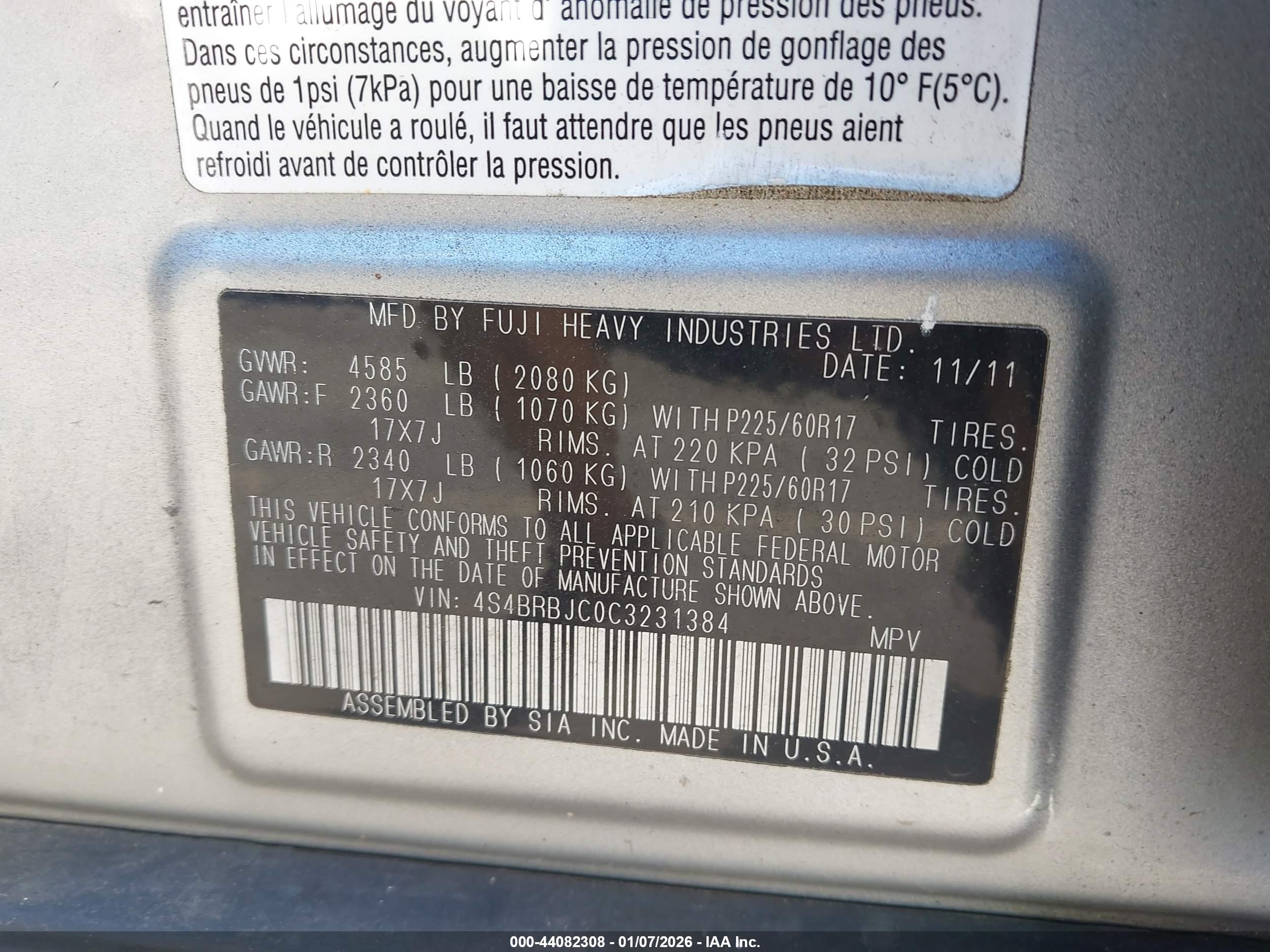 SUBARU OUTBACK image 9
