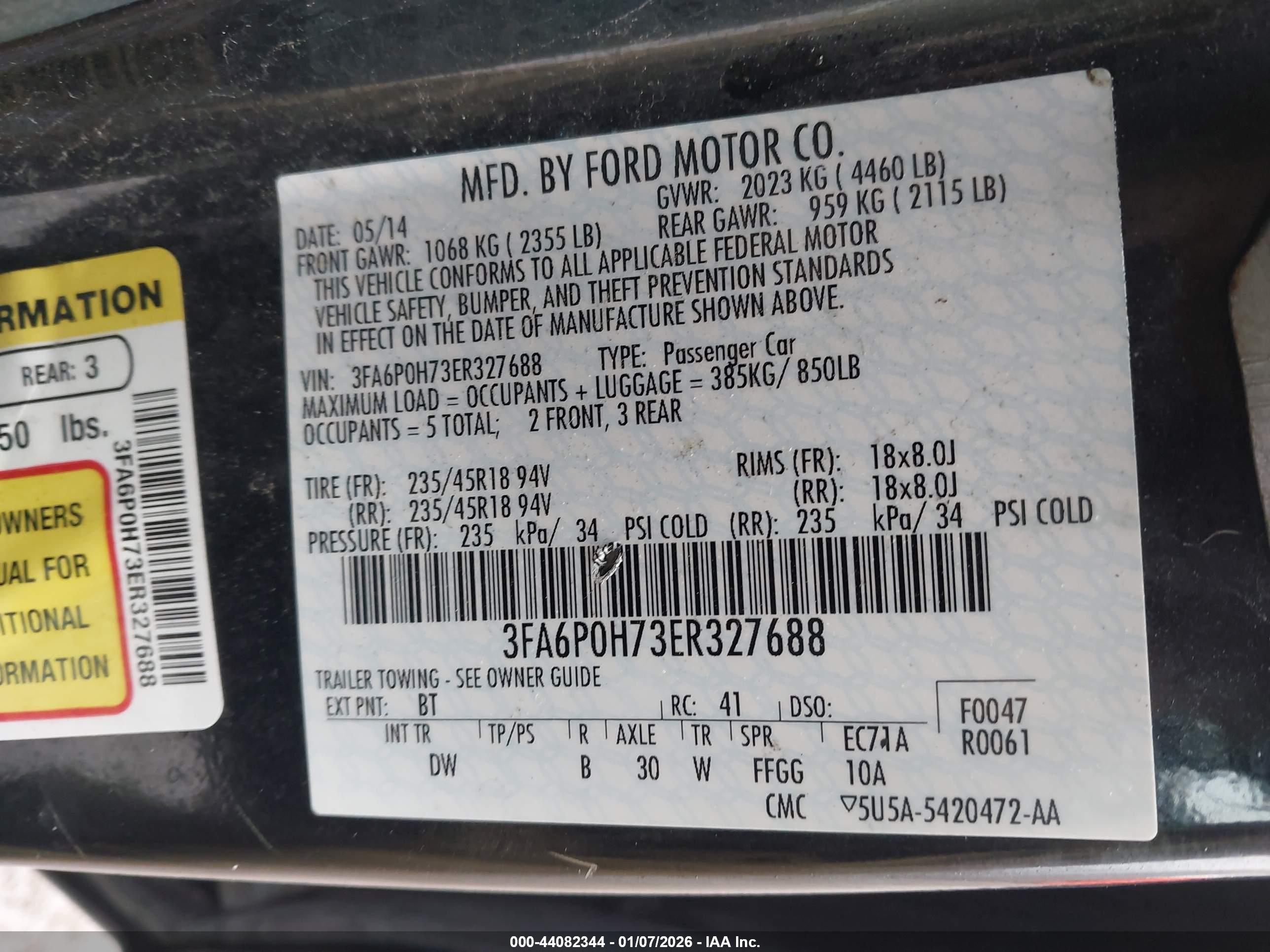 FORD FUSION image 9