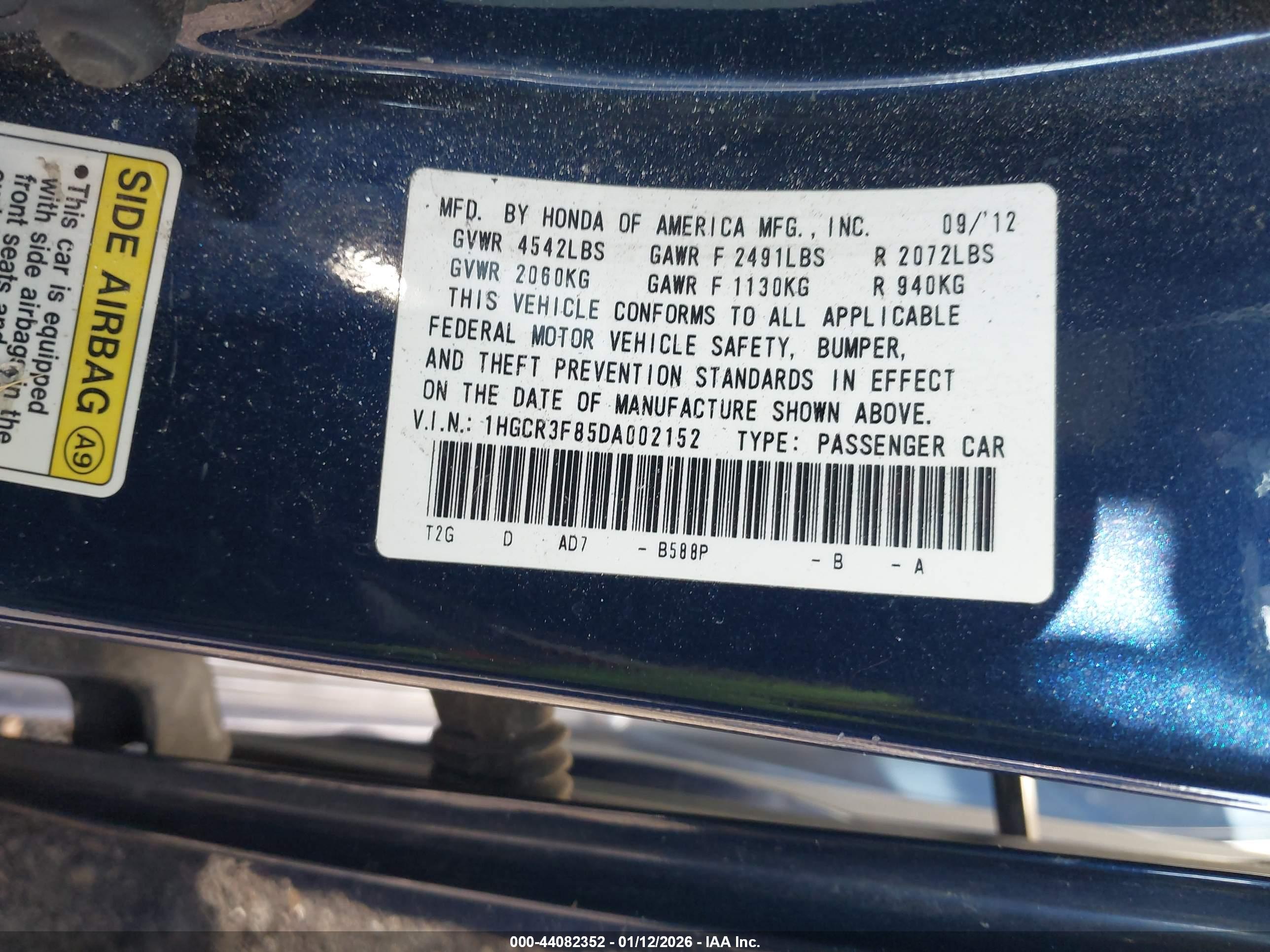 HONDA ACCORD image 9