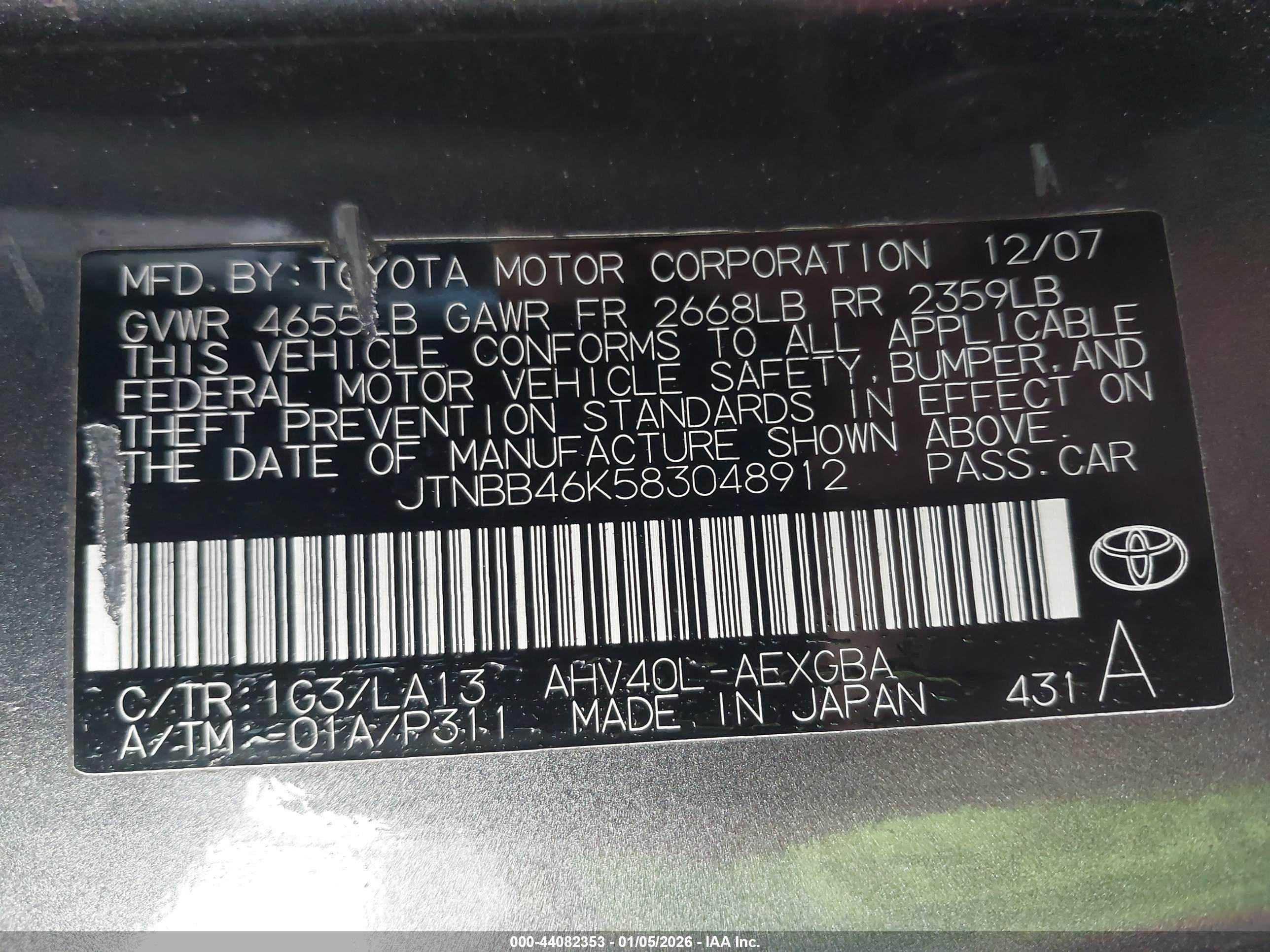 TOYOTA CAMRY image 9