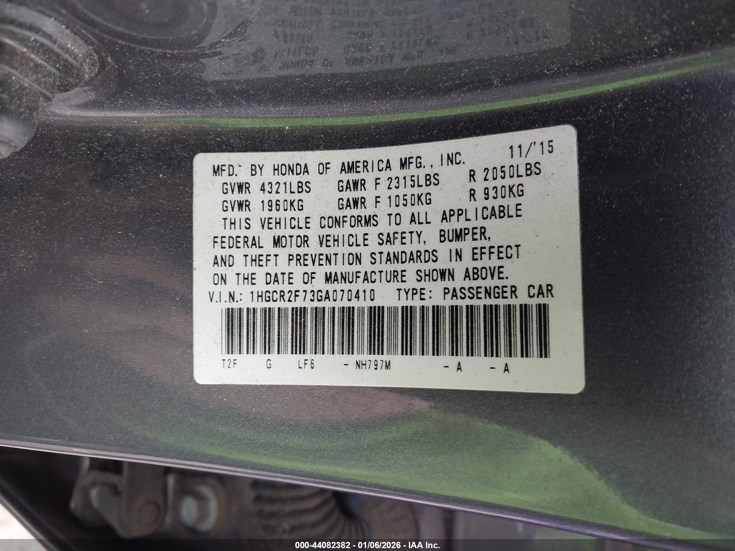 HONDA ACCORD image 9