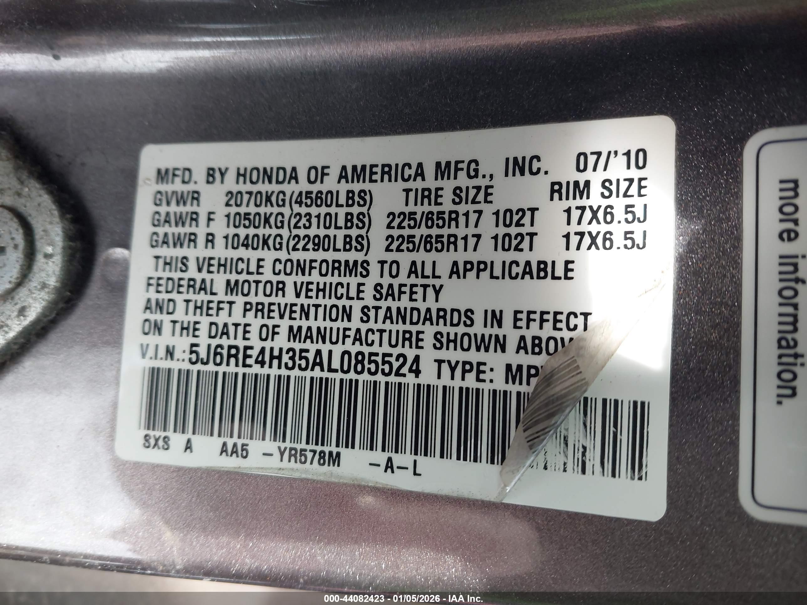 HONDA CR-V image 9