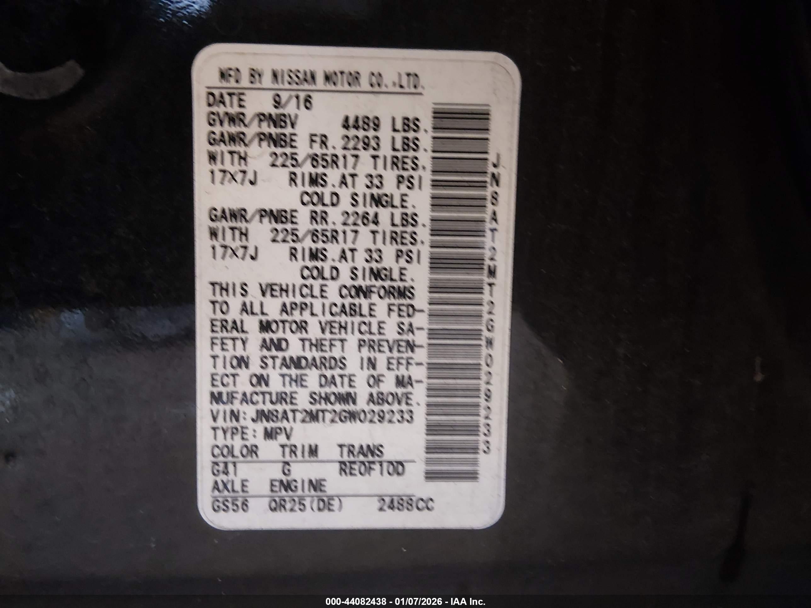 NISSAN ROGUE image 9