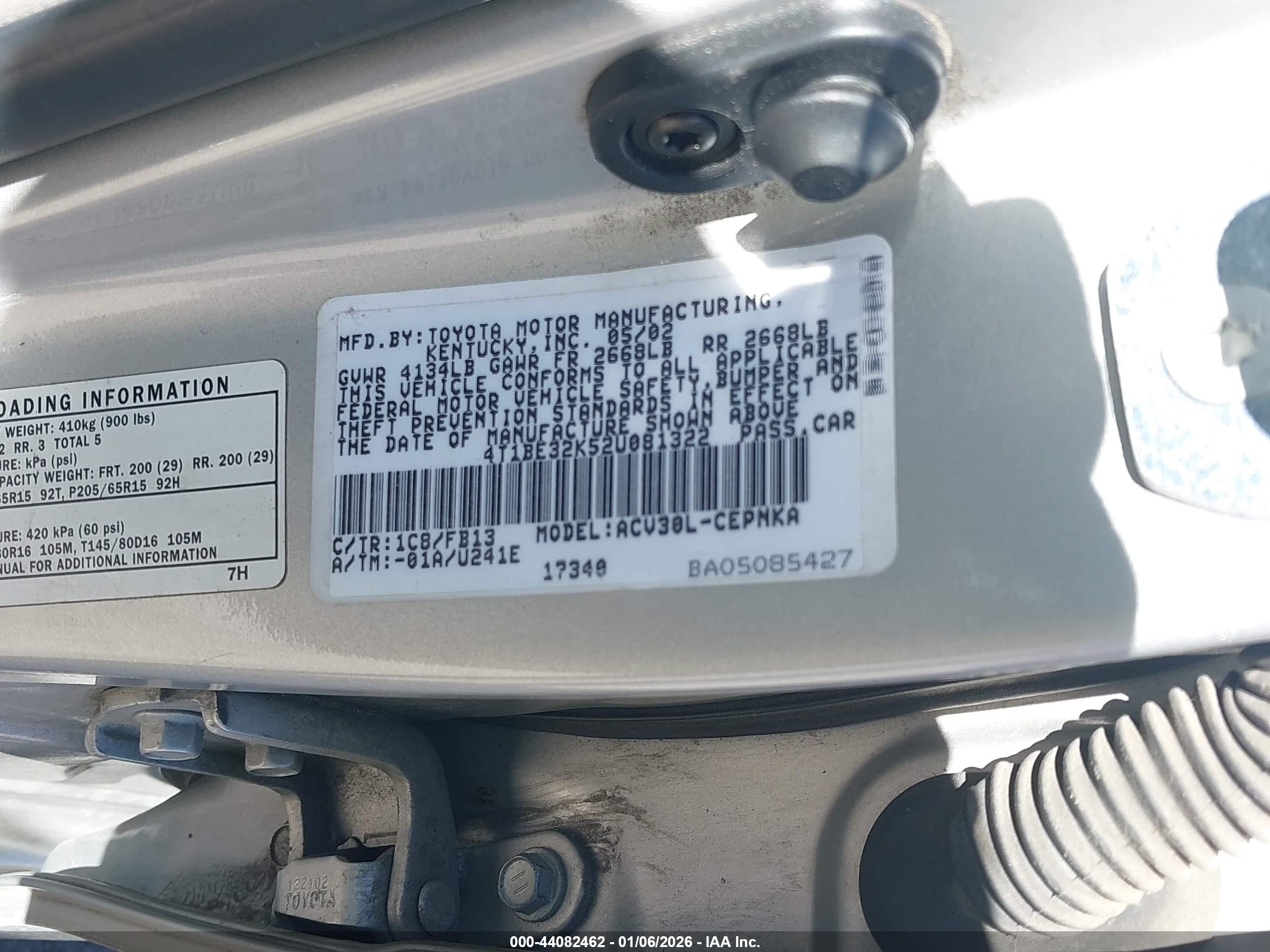 TOYOTA CAMRY image 9