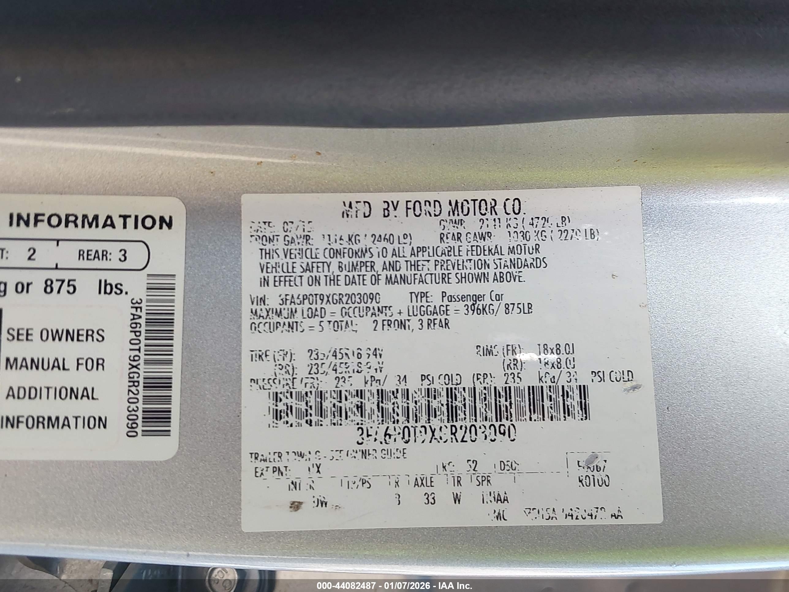 FORD FUSION image 9