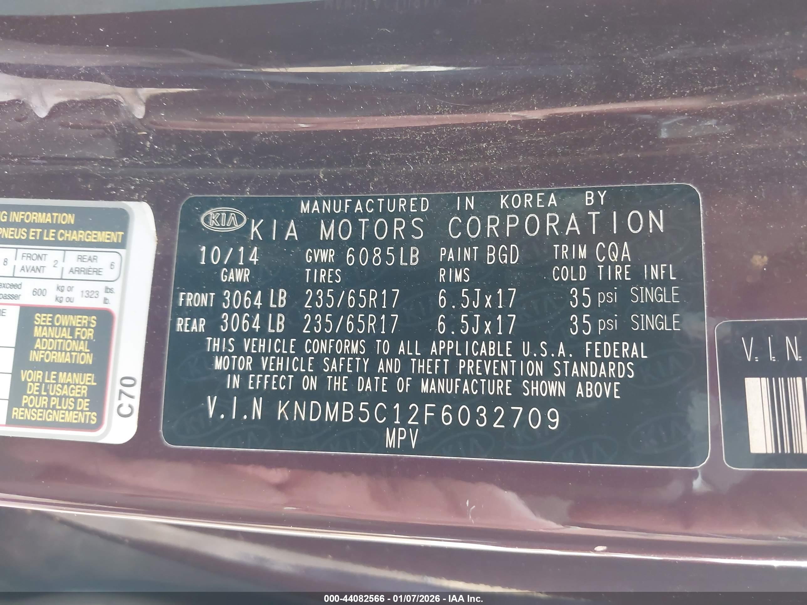 KIA SEDONA image 9