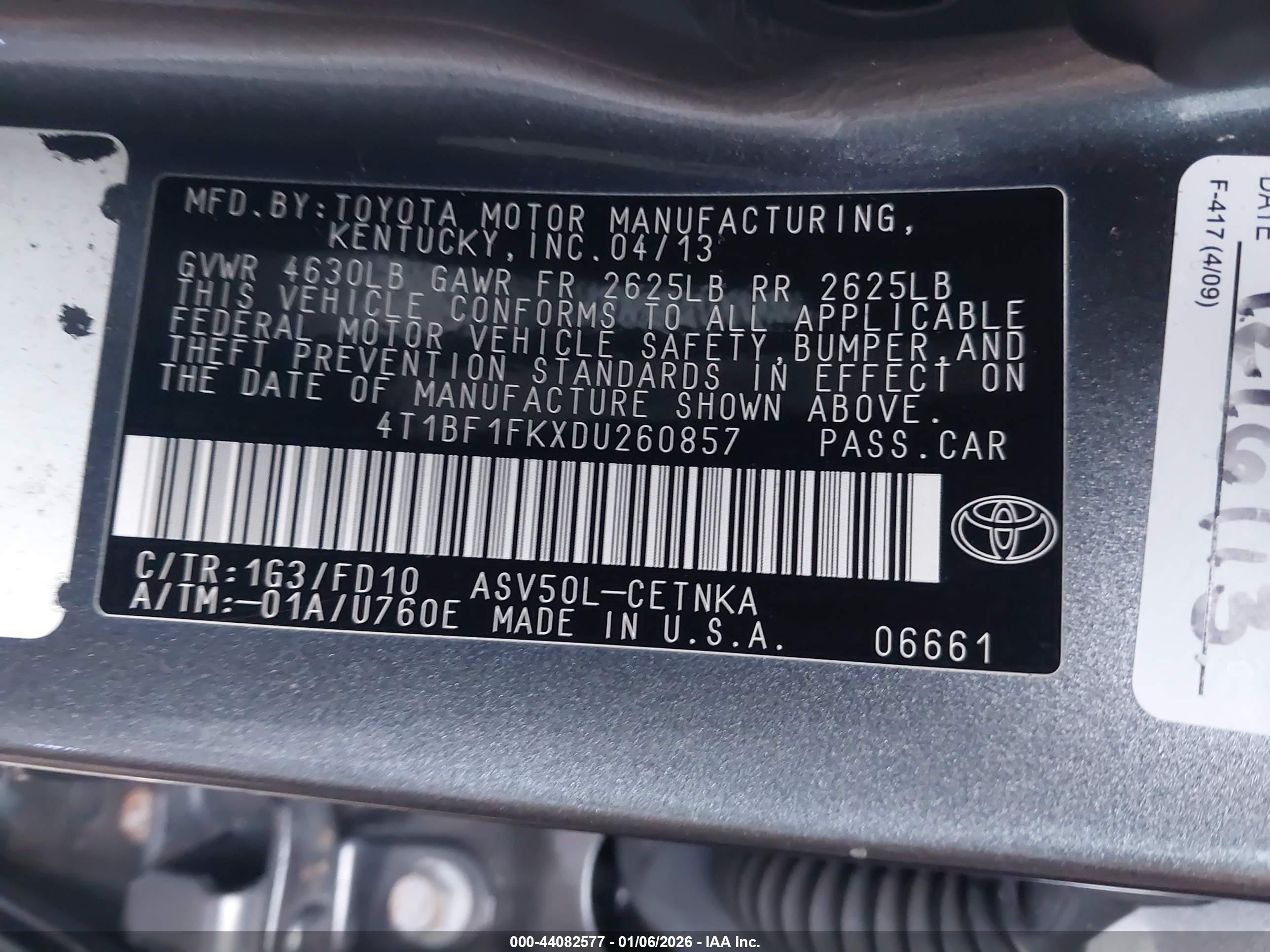 TOYOTA CAMRY image 9