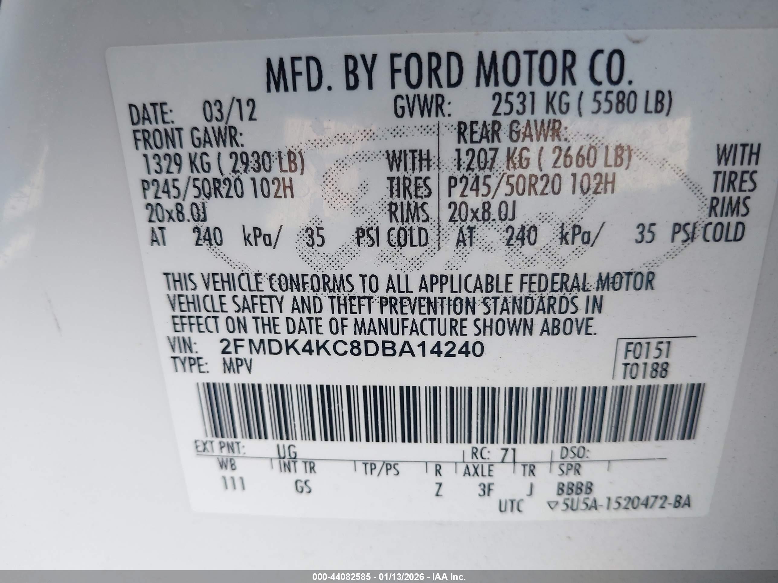 FORD EDGE image 9