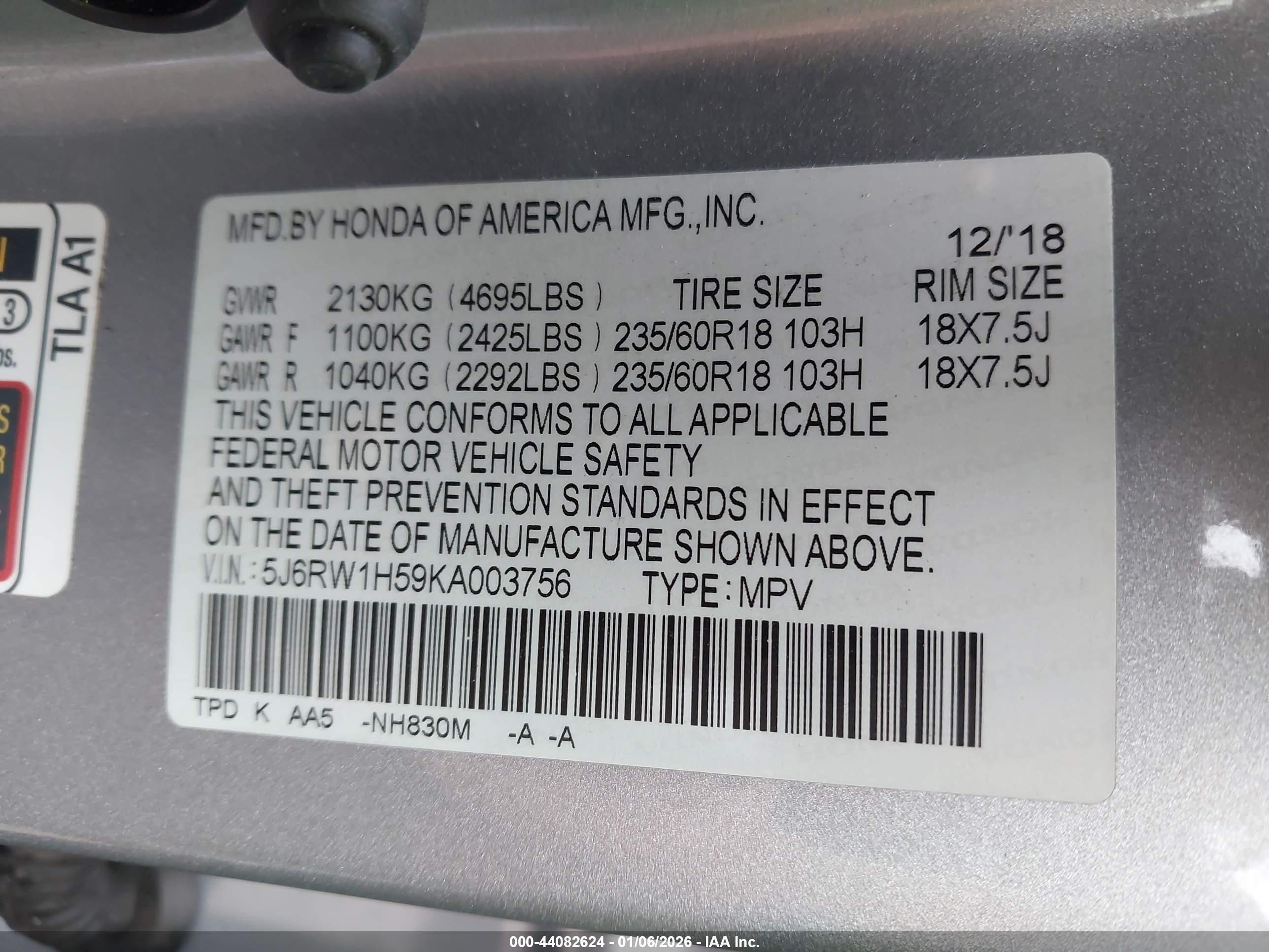 HONDA CR-V image 9