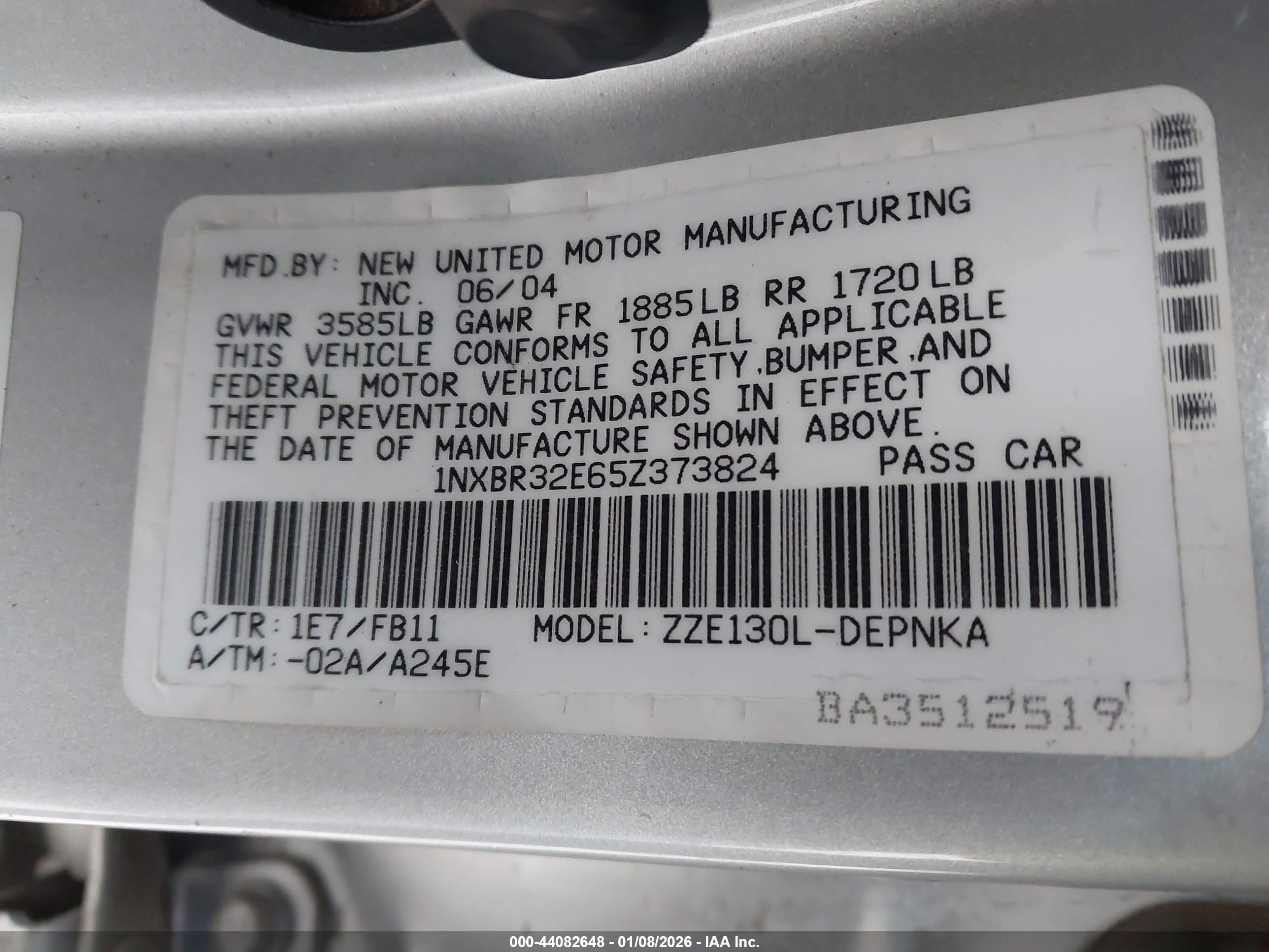 TOYOTA COROLLA image 9