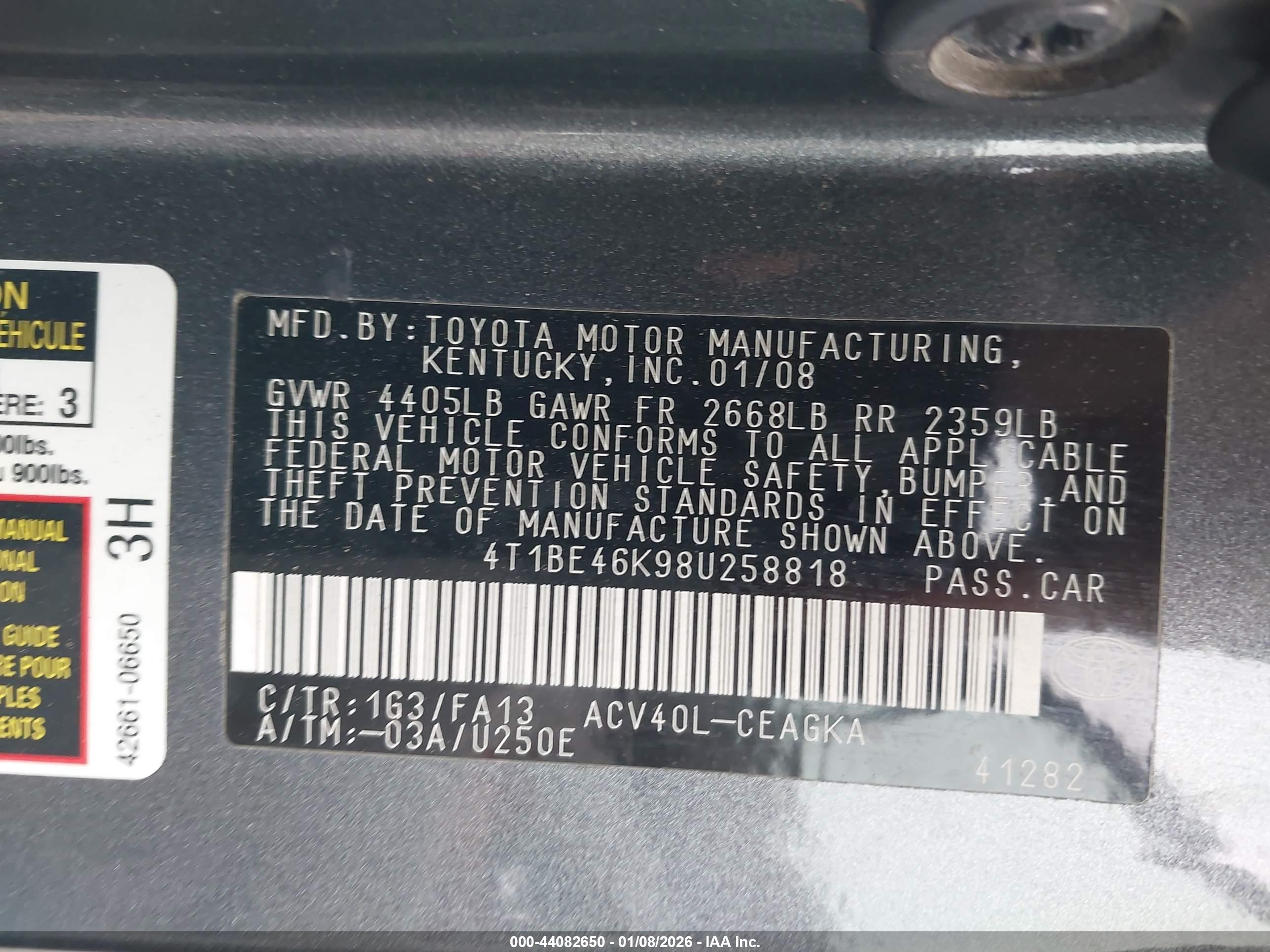 TOYOTA CAMRY image 9