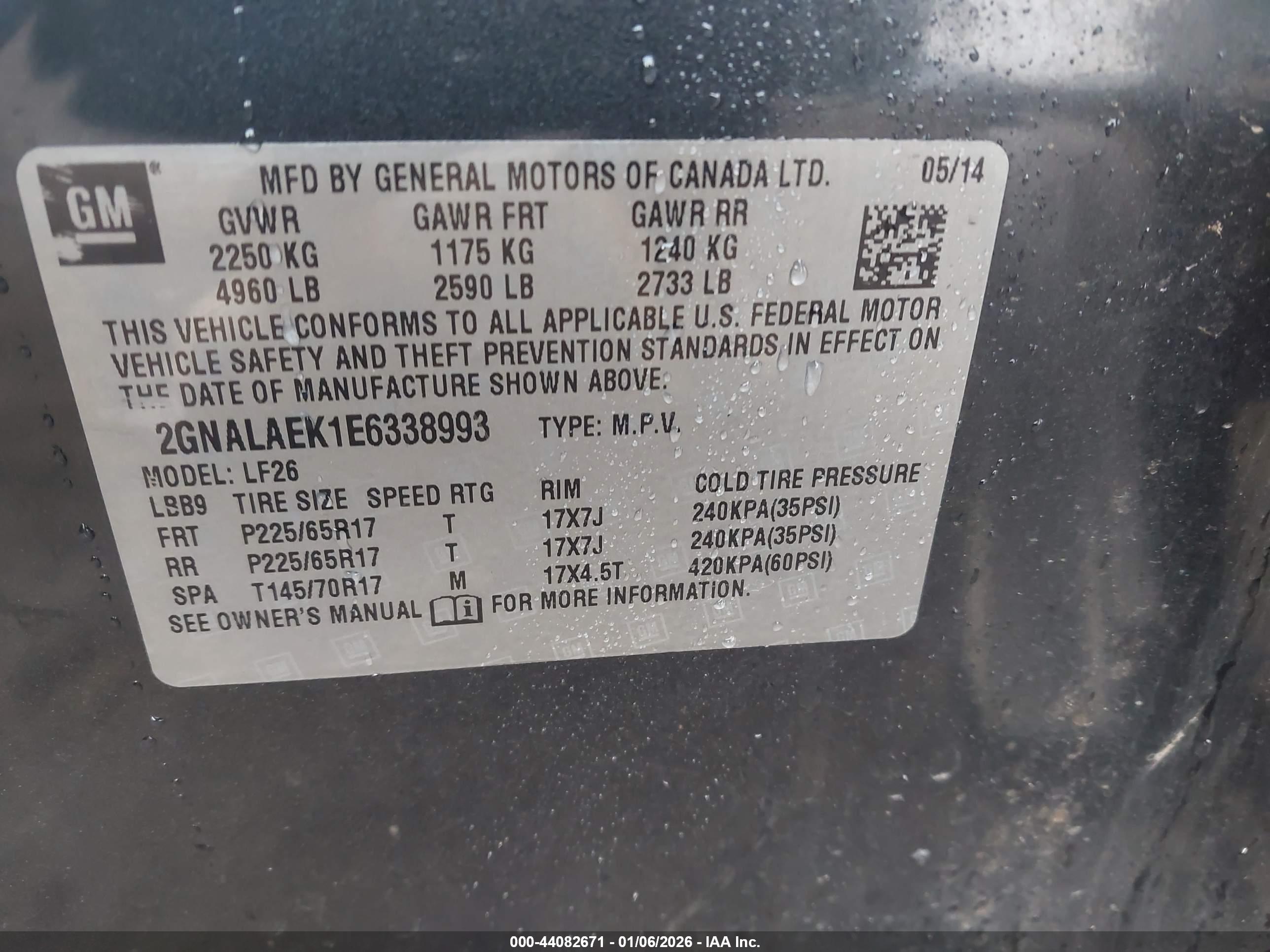 CHEVROLET EQUINOX image 9