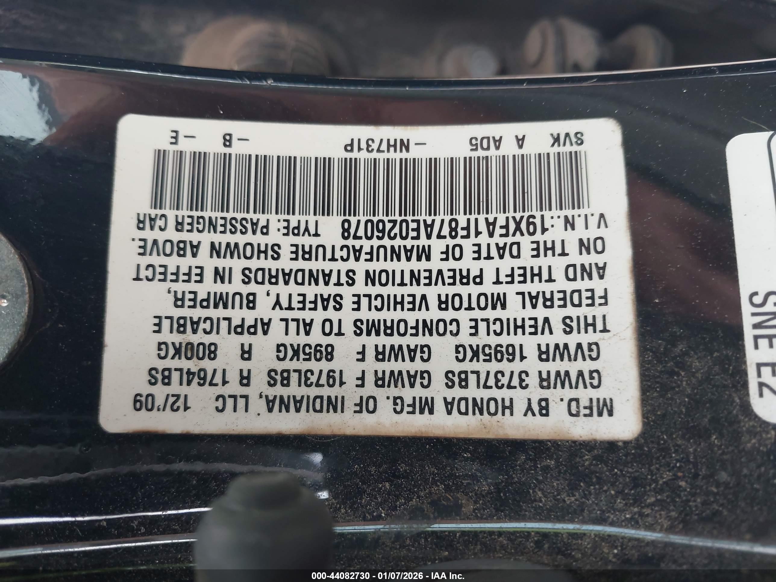 HONDA CIVIC image 9