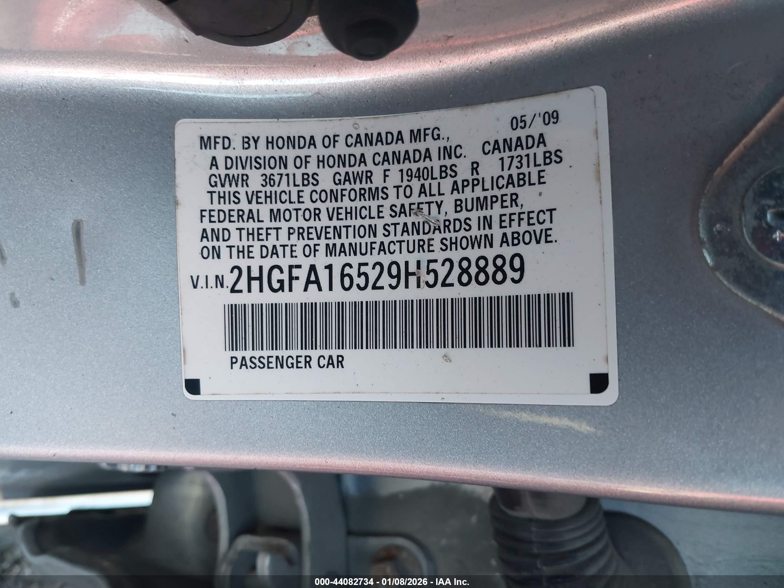 HONDA CIVIC image 9