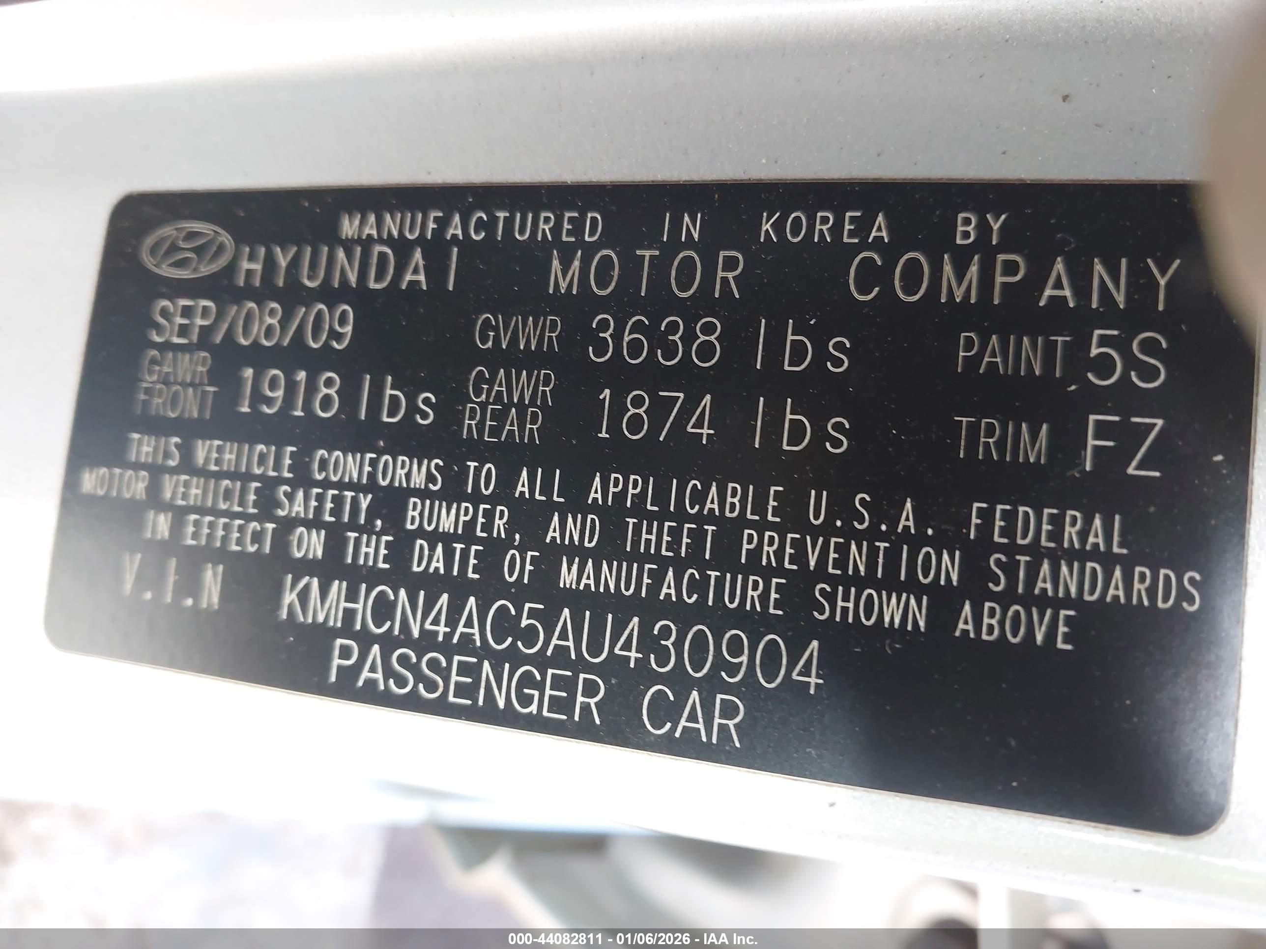 HYUNDAI ACCENT image 9