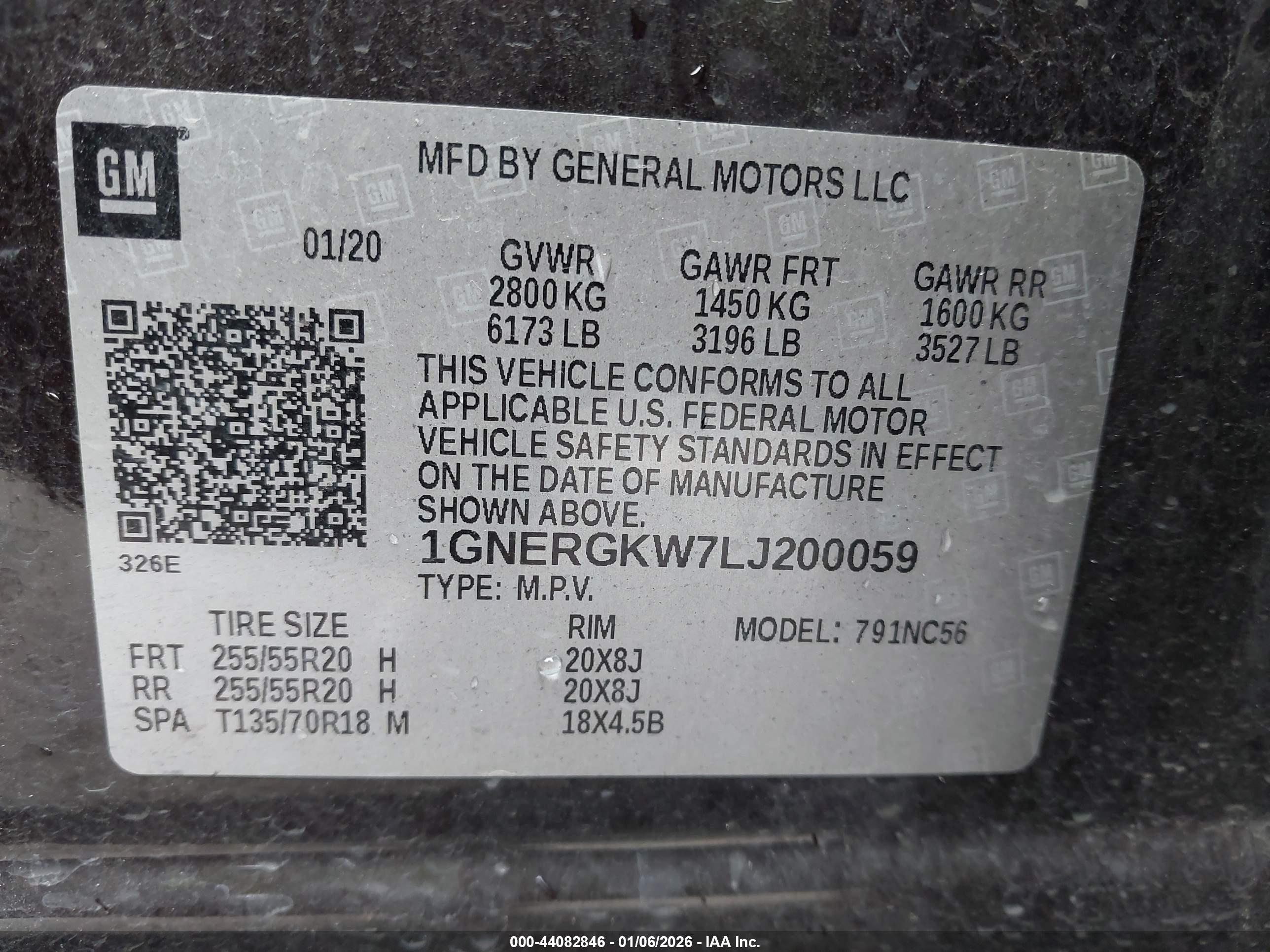 CHEVROLET TRAVERSE image 9