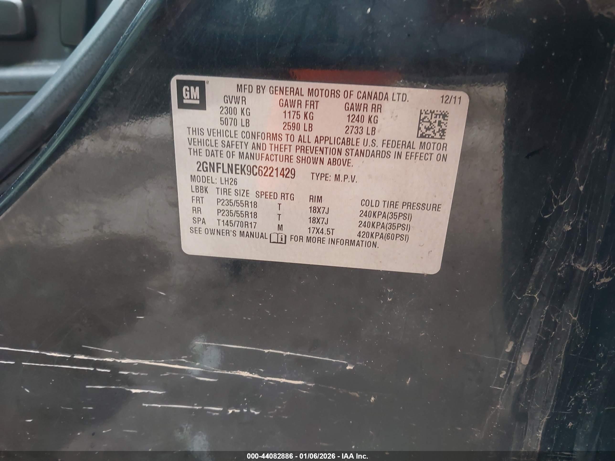 CHEVROLET EQUINOX image 9