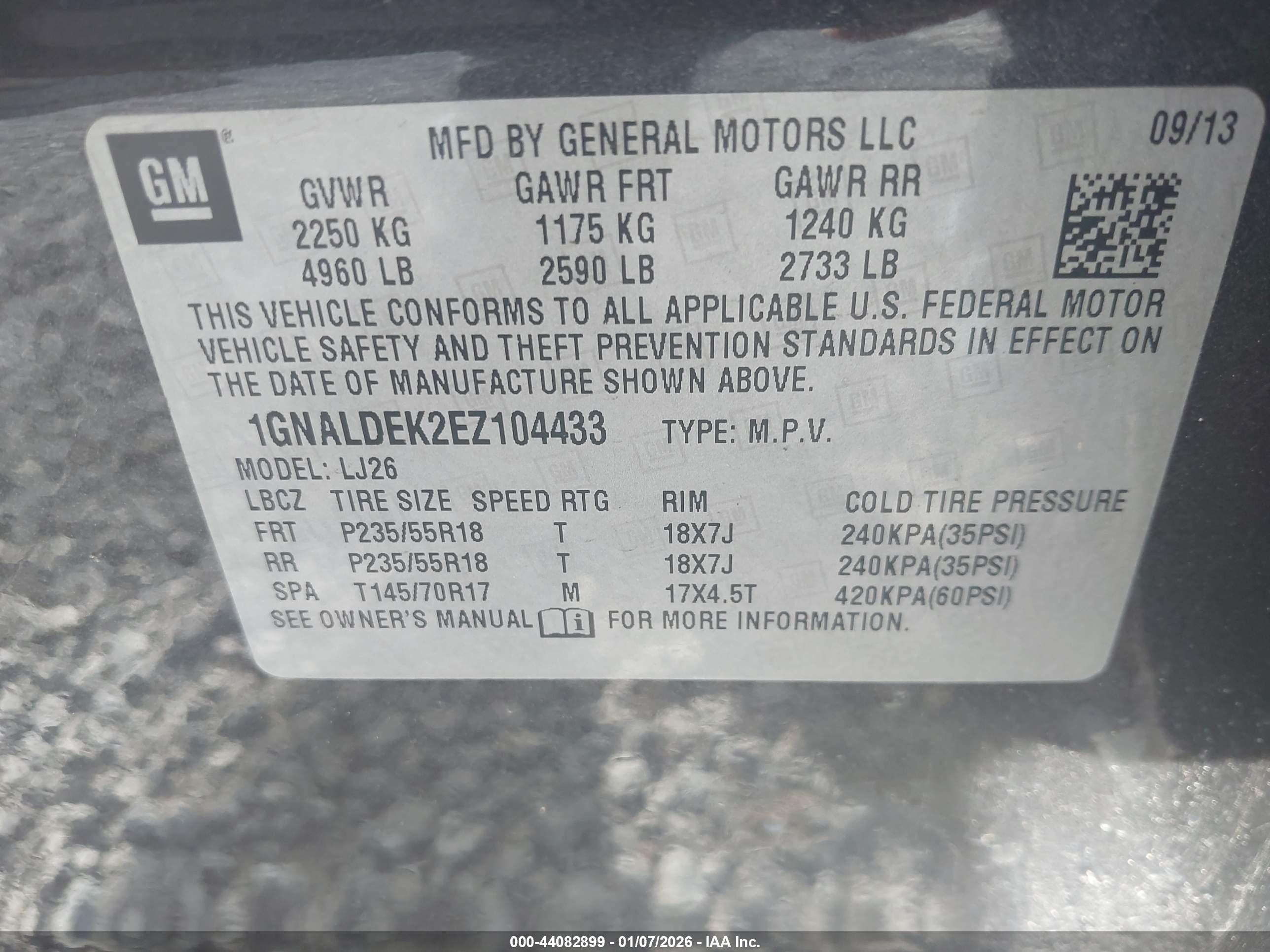 CHEVROLET EQUINOX image 9