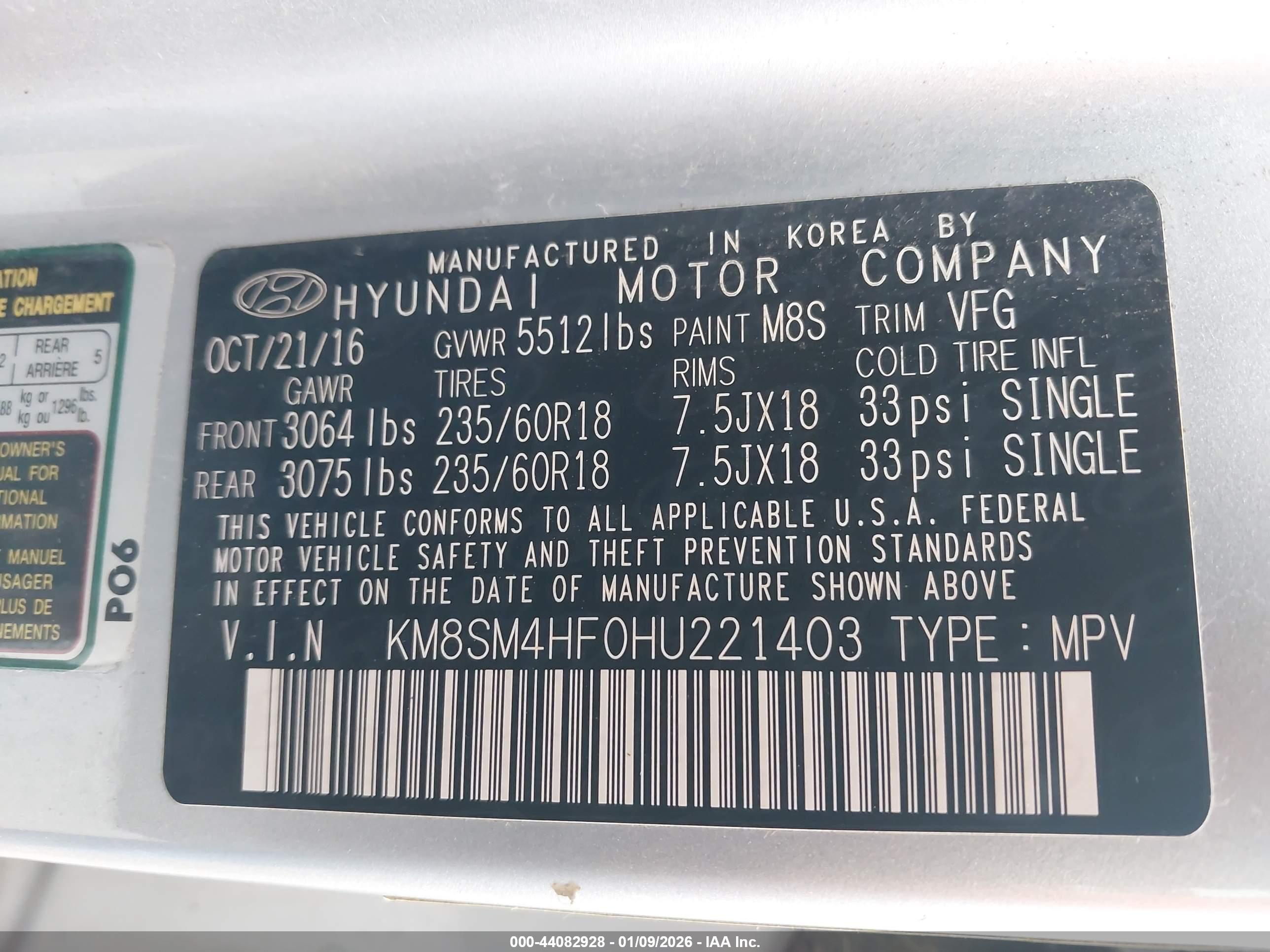 HYUNDAI SANTA image 9