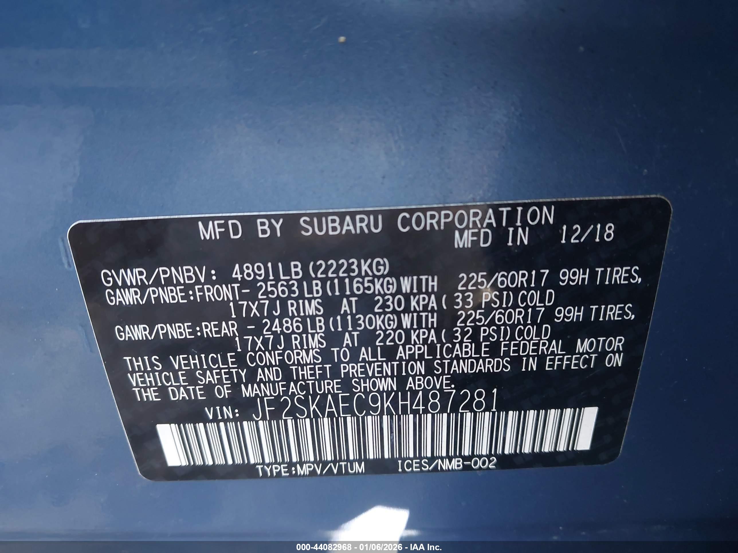 SUBARU FORESTER image 9