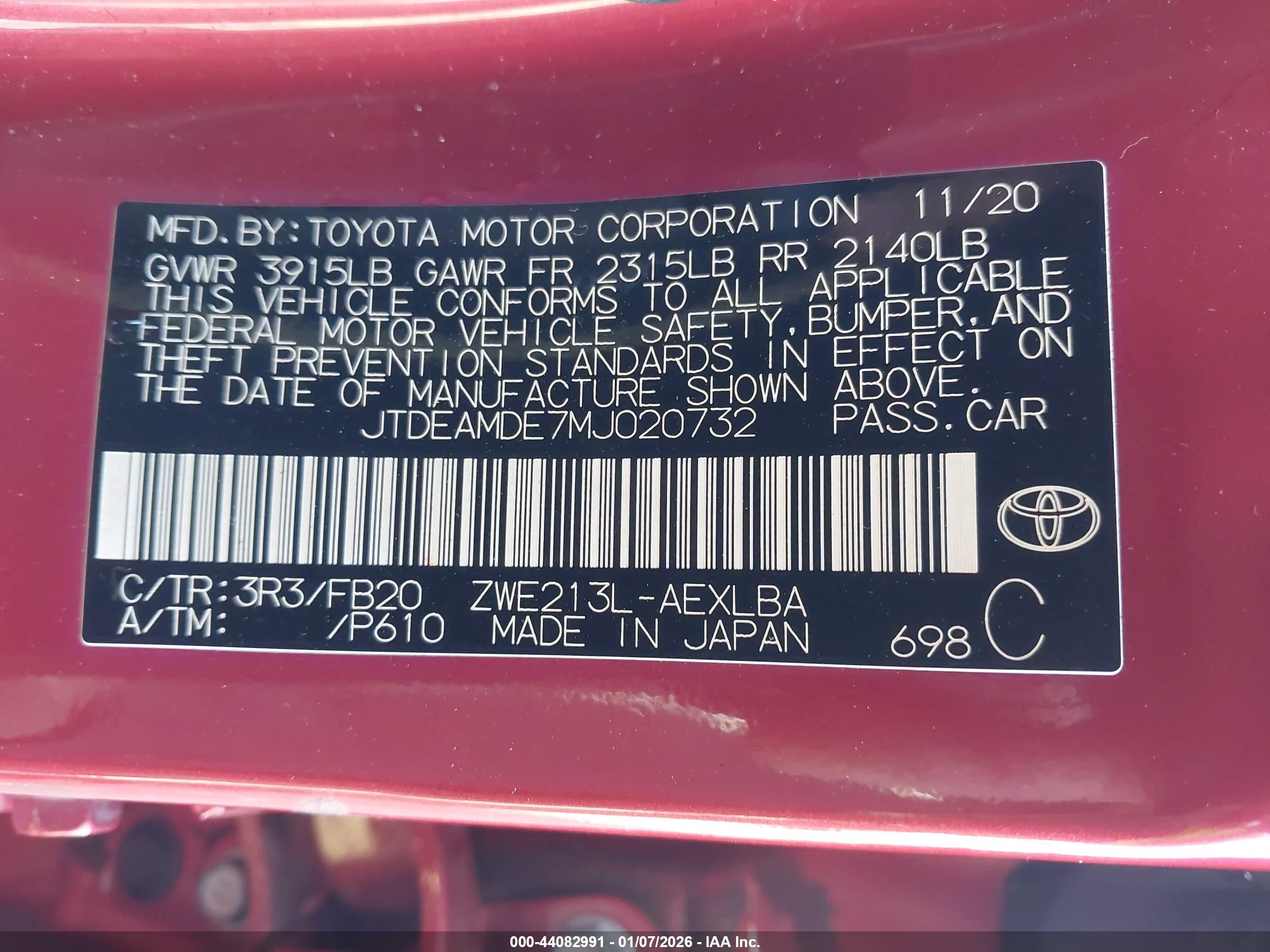 TOYOTA COROLLA image 9