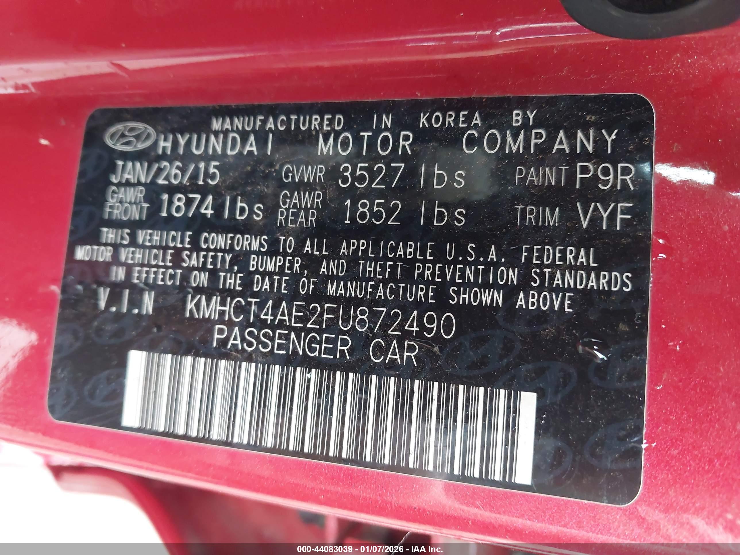 HYUNDAI ACCENT image 9