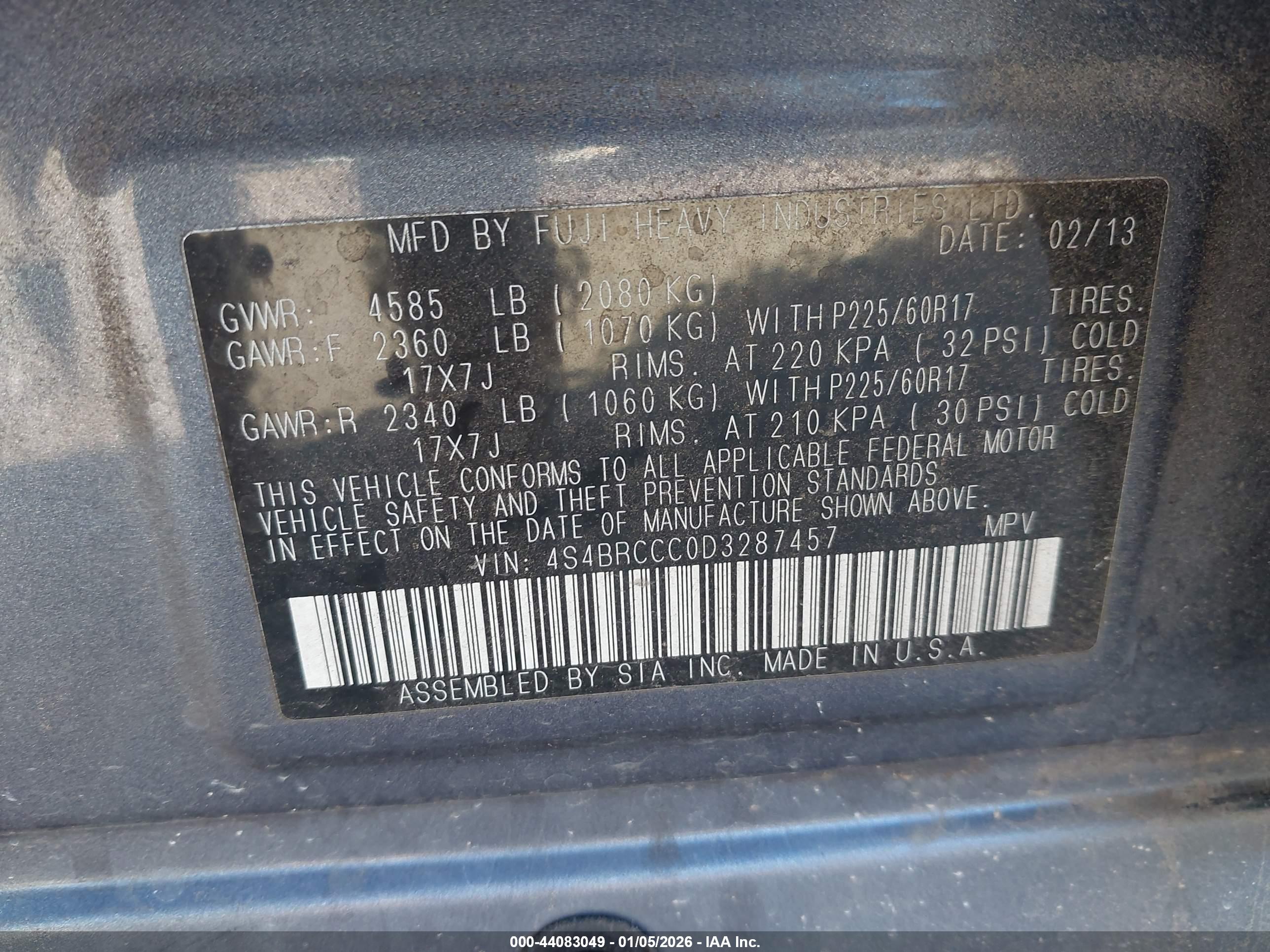 SUBARU OUTBACK image 9