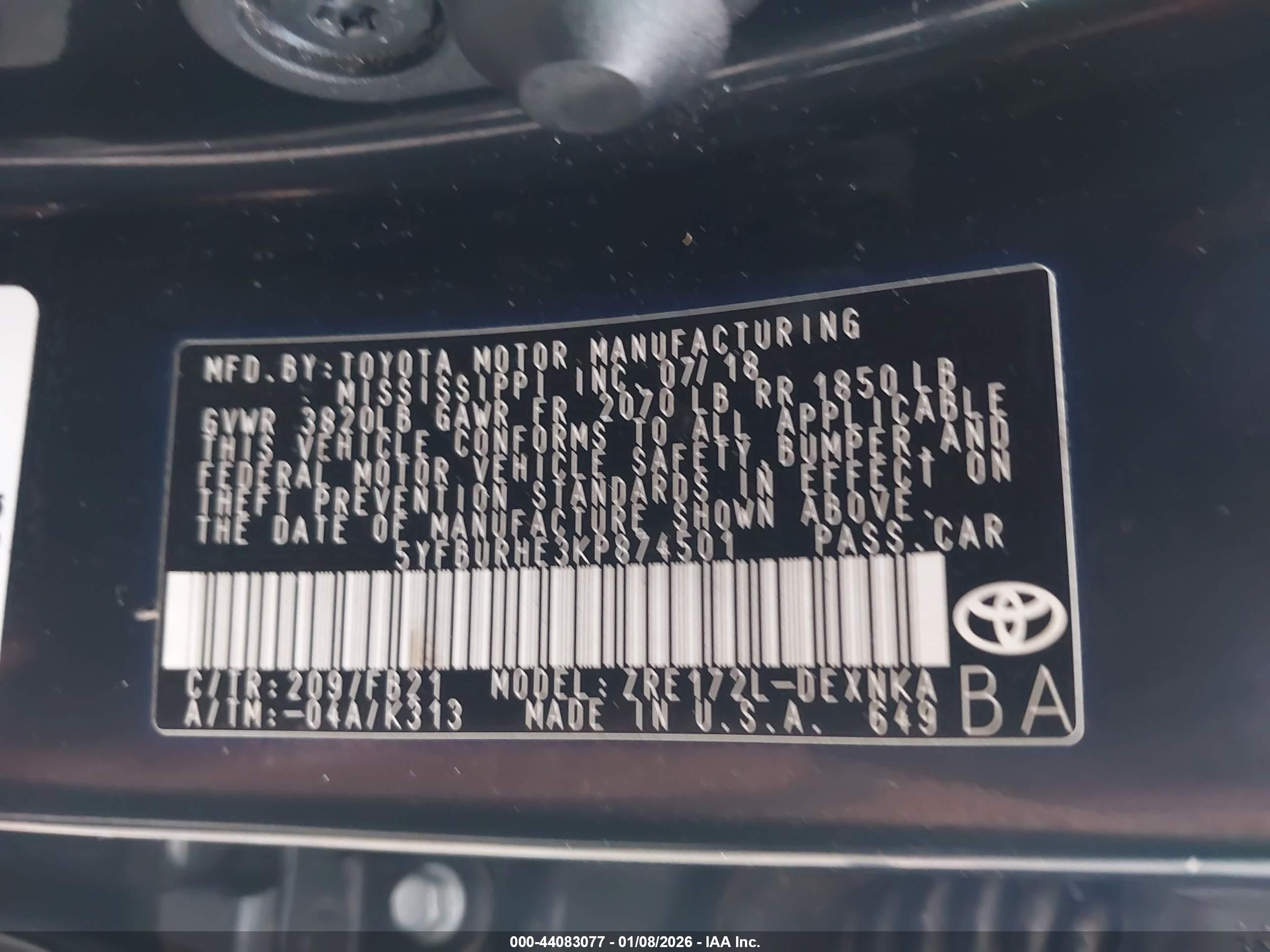 TOYOTA COROLLA image 9
