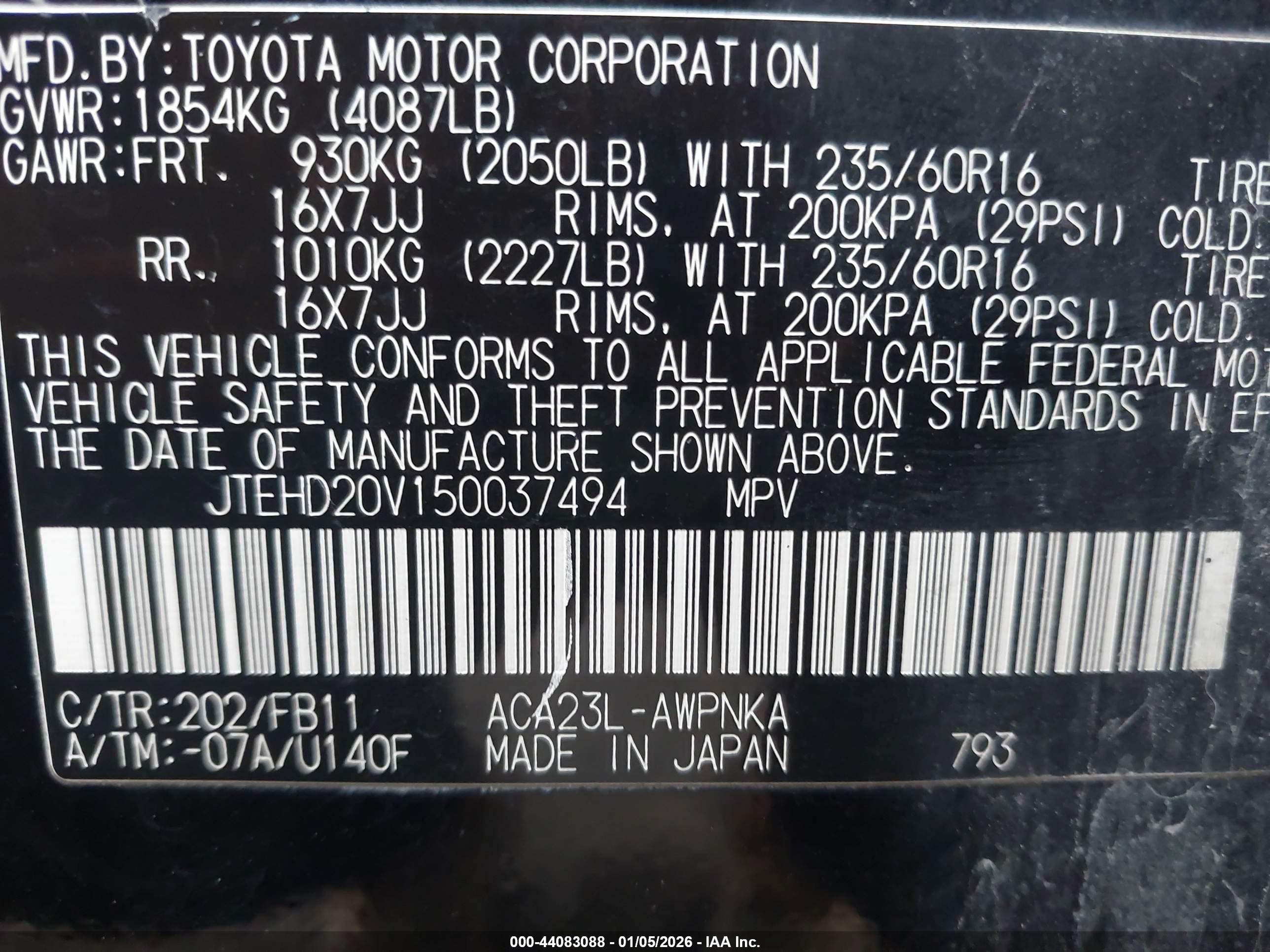 TOYOTA RAV4 image 9