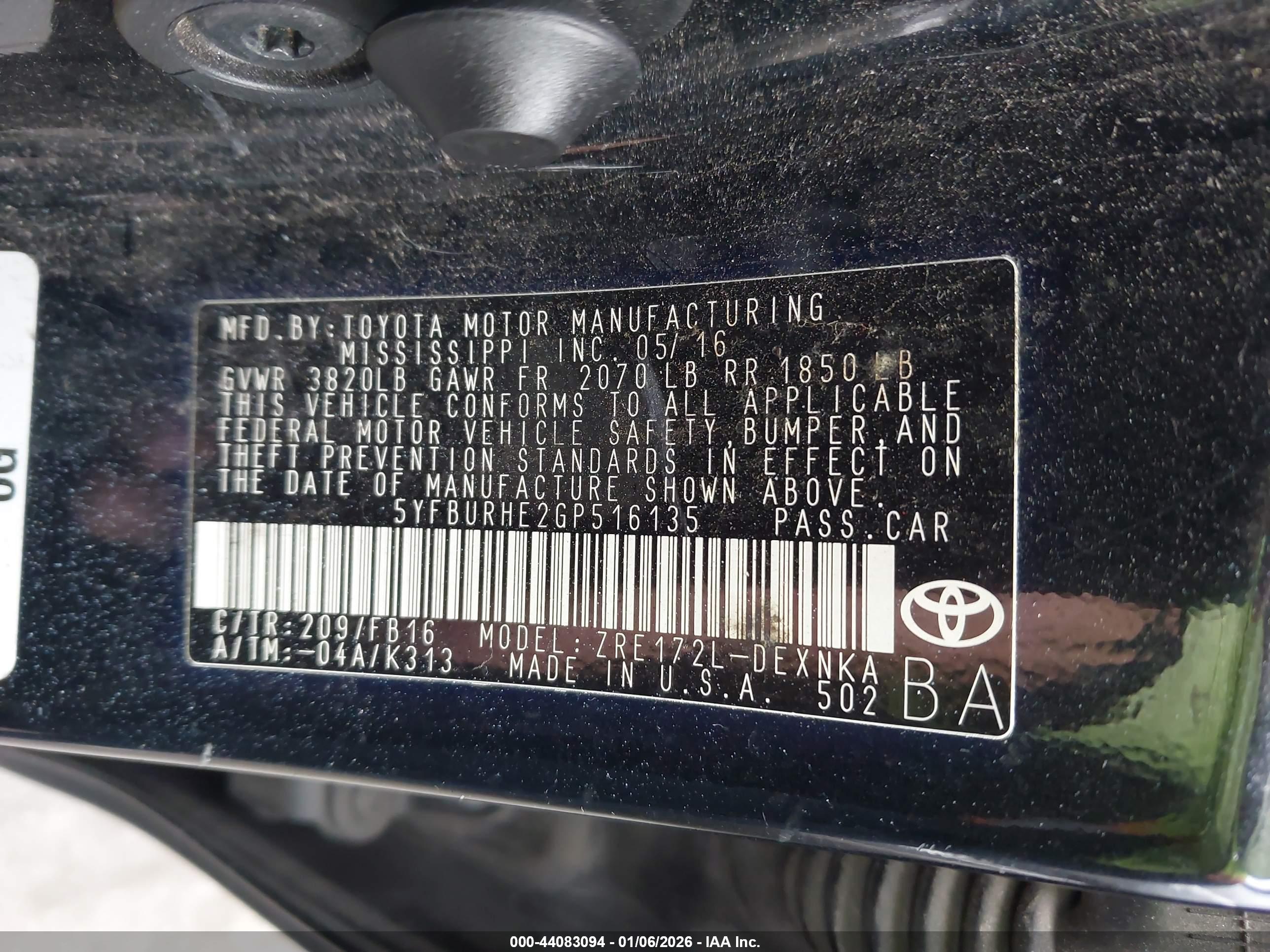 TOYOTA COROLLA image 9